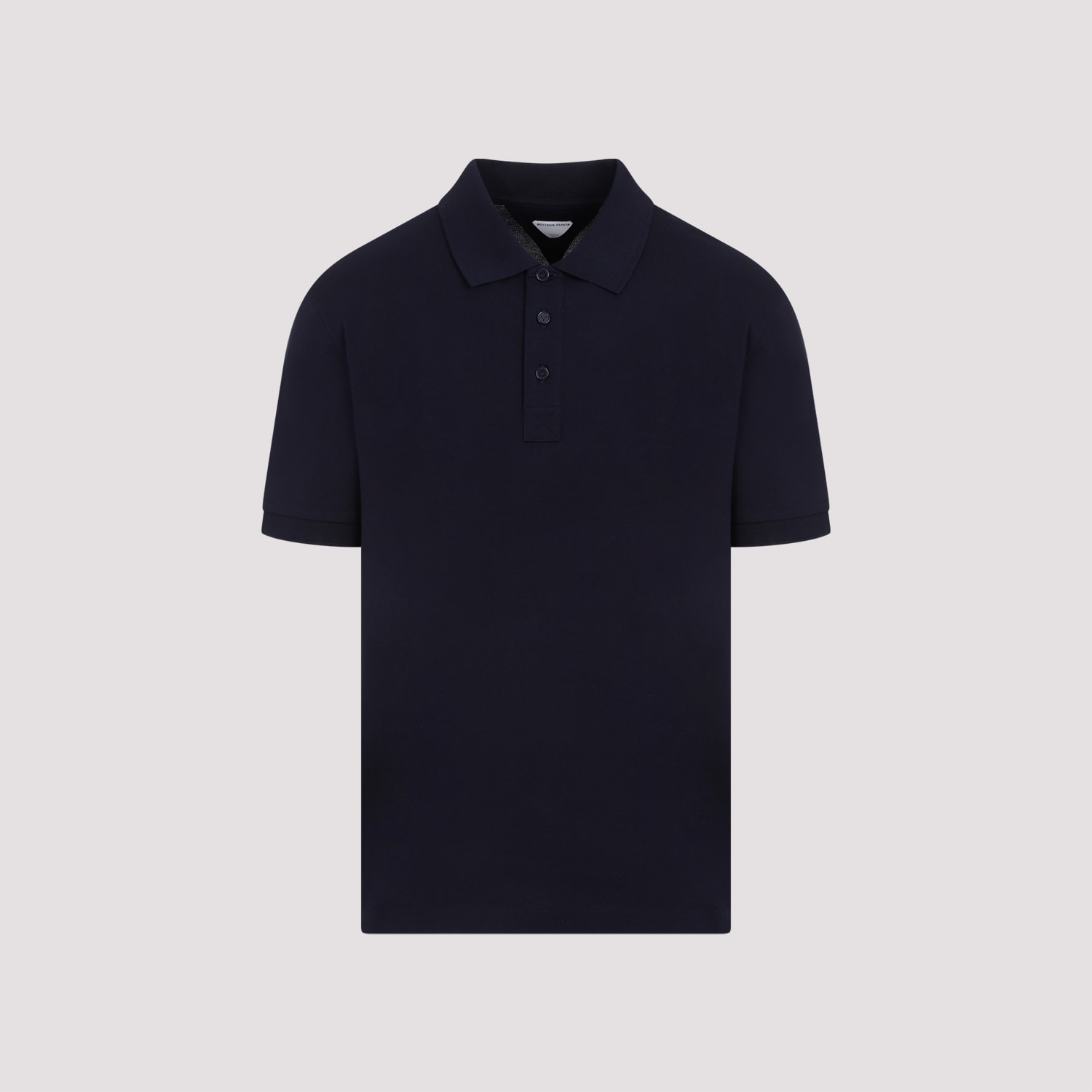 Shop Bottega Veneta Polo In Navy