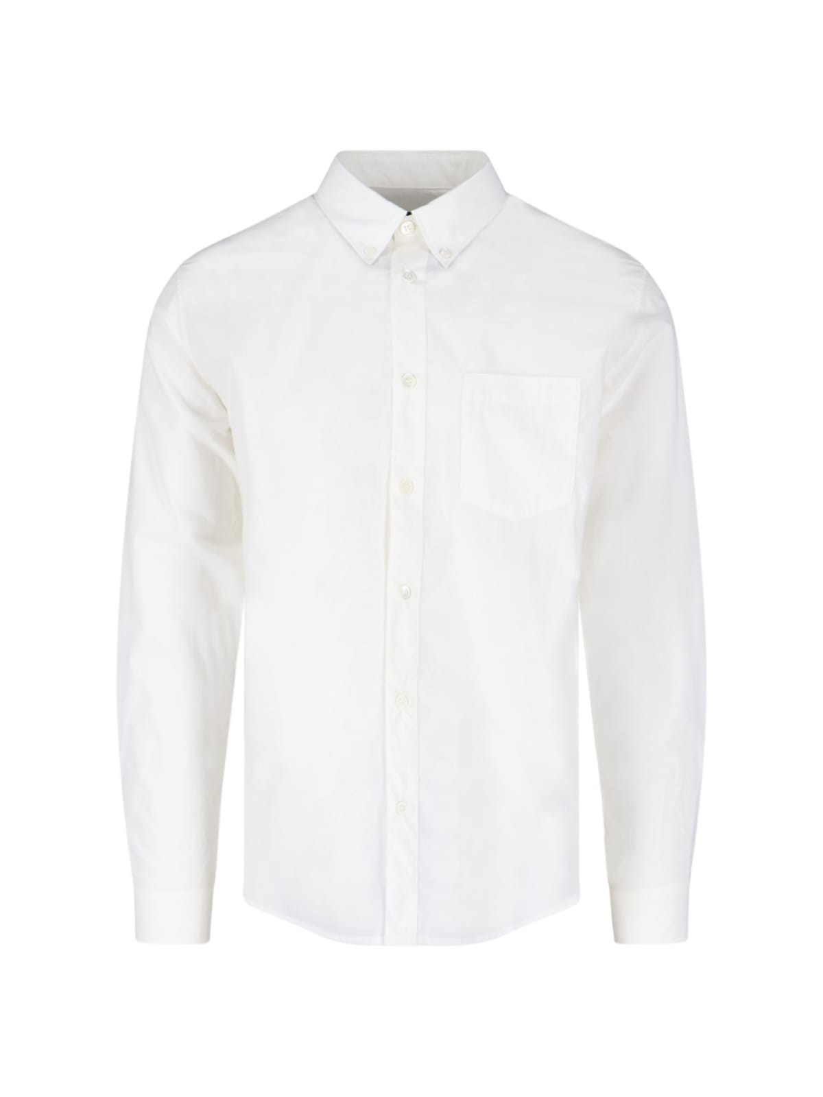 Shop Apc Edouard Shirt In Aab White