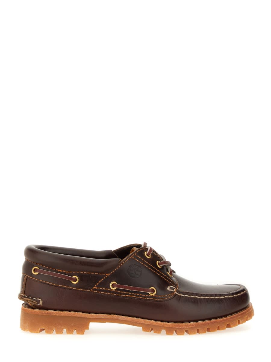 Shop Timberland ® Authentic Boat Moccasin In Brown