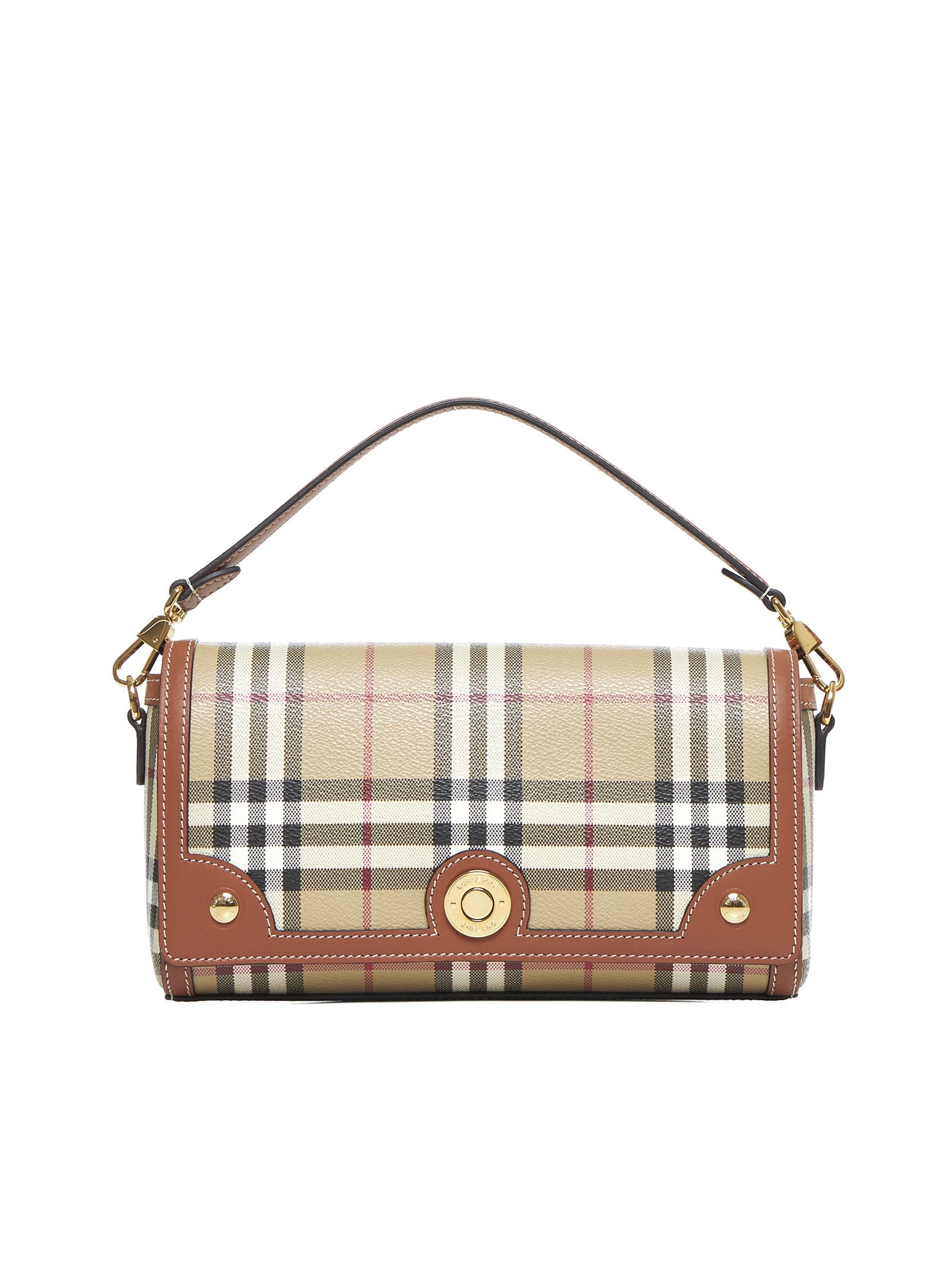 Shop Burberry Shoulder Bag In Briar Brown