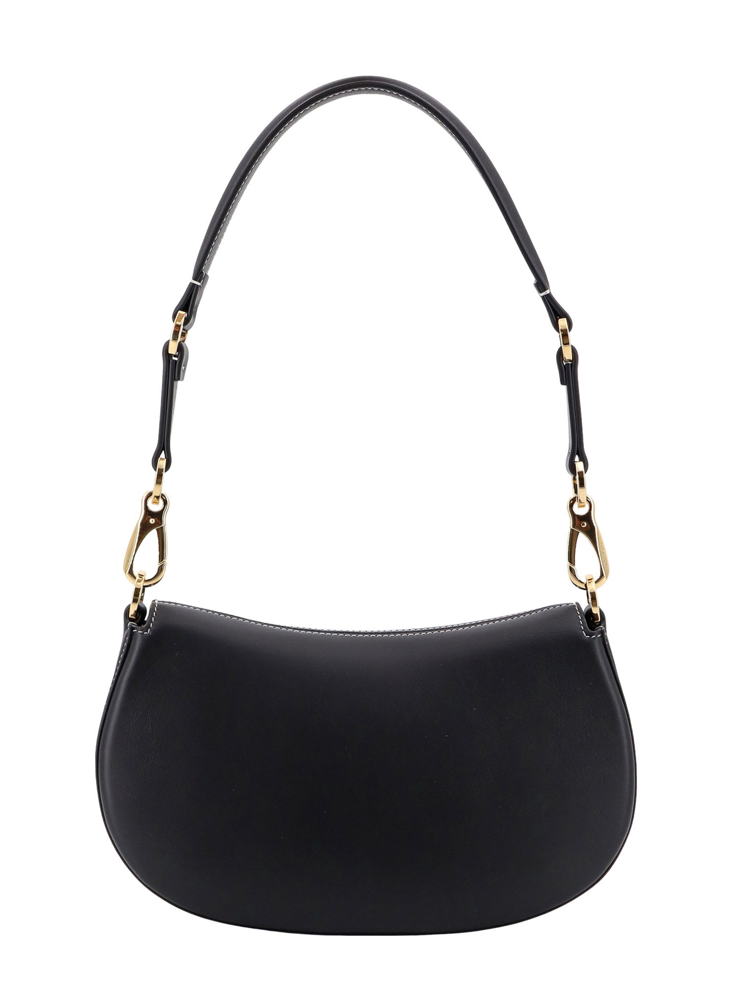 Shop Valentino Shoulder Bag In Black