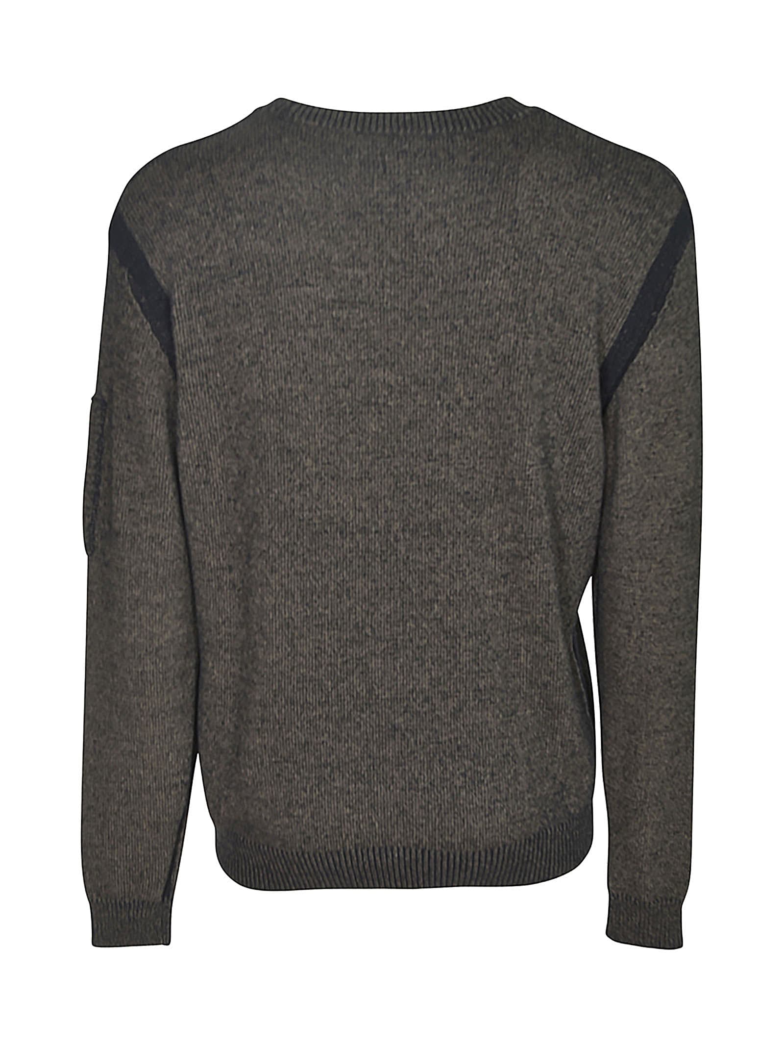 C.P. COMPANY POCKET SLEEVE SWEATER 