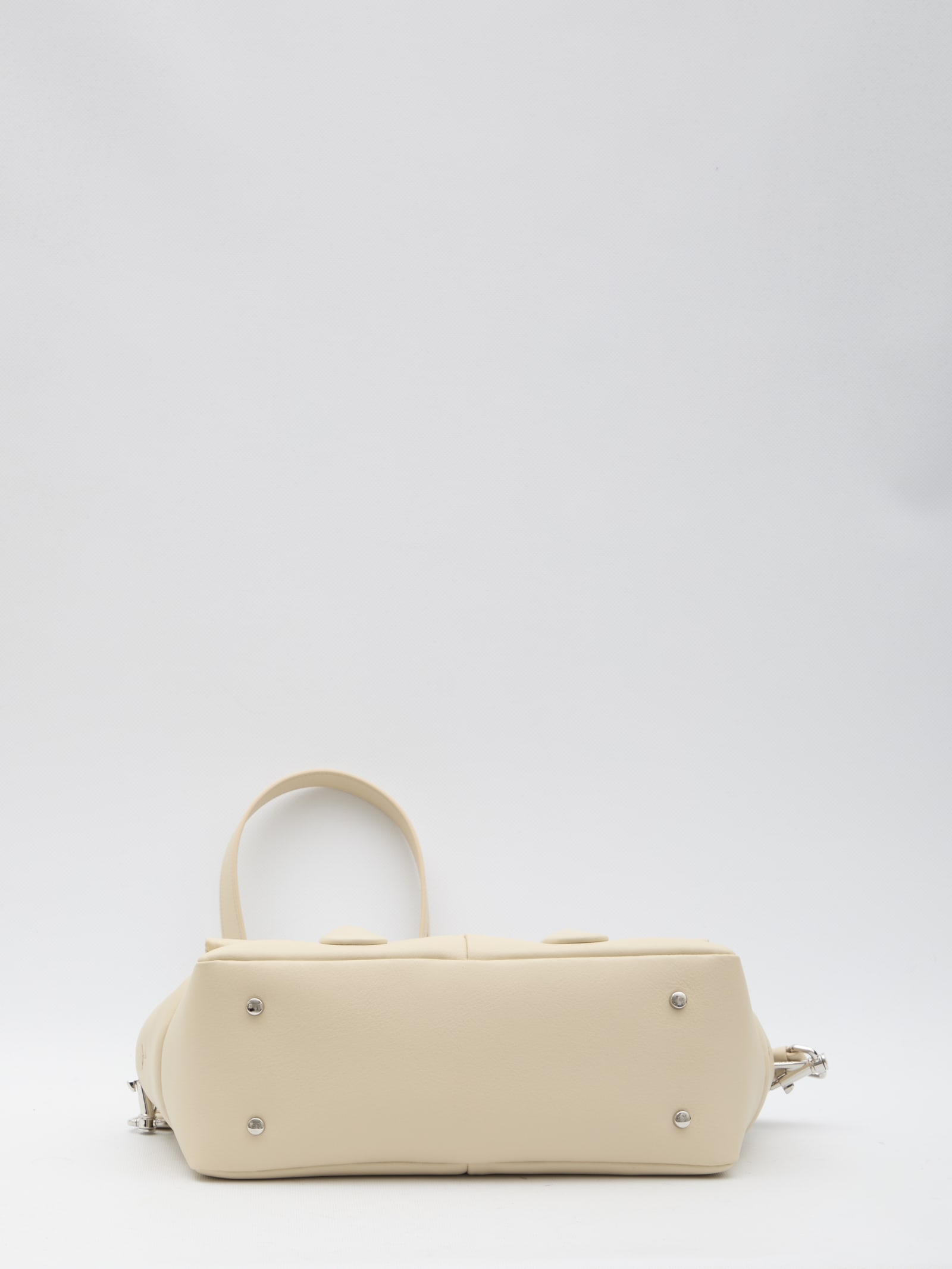 Shop Tod's Tods Di Bag Reverse Ew Flap In Cream