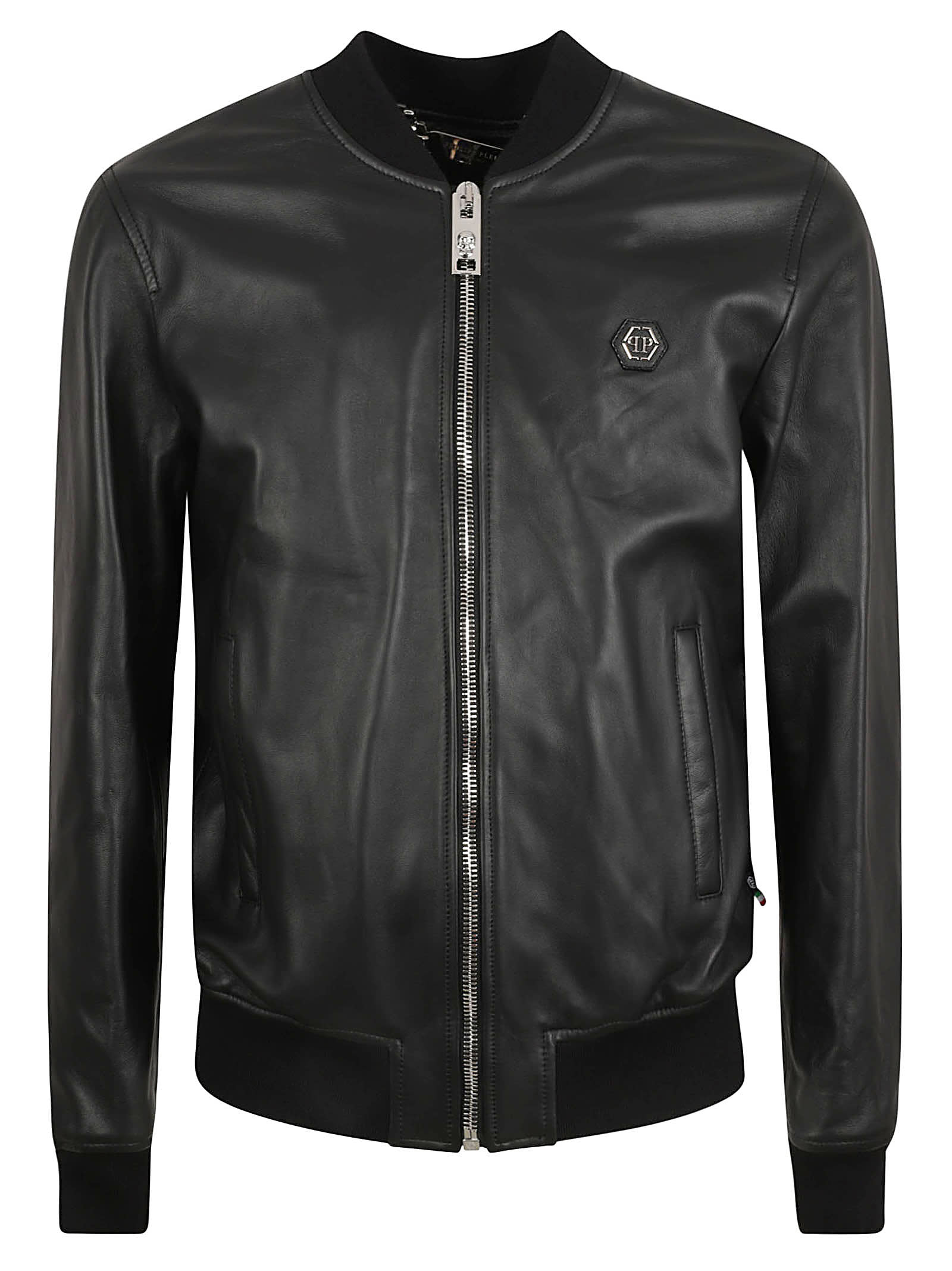 Philipp Plein Billy Leather Bomber