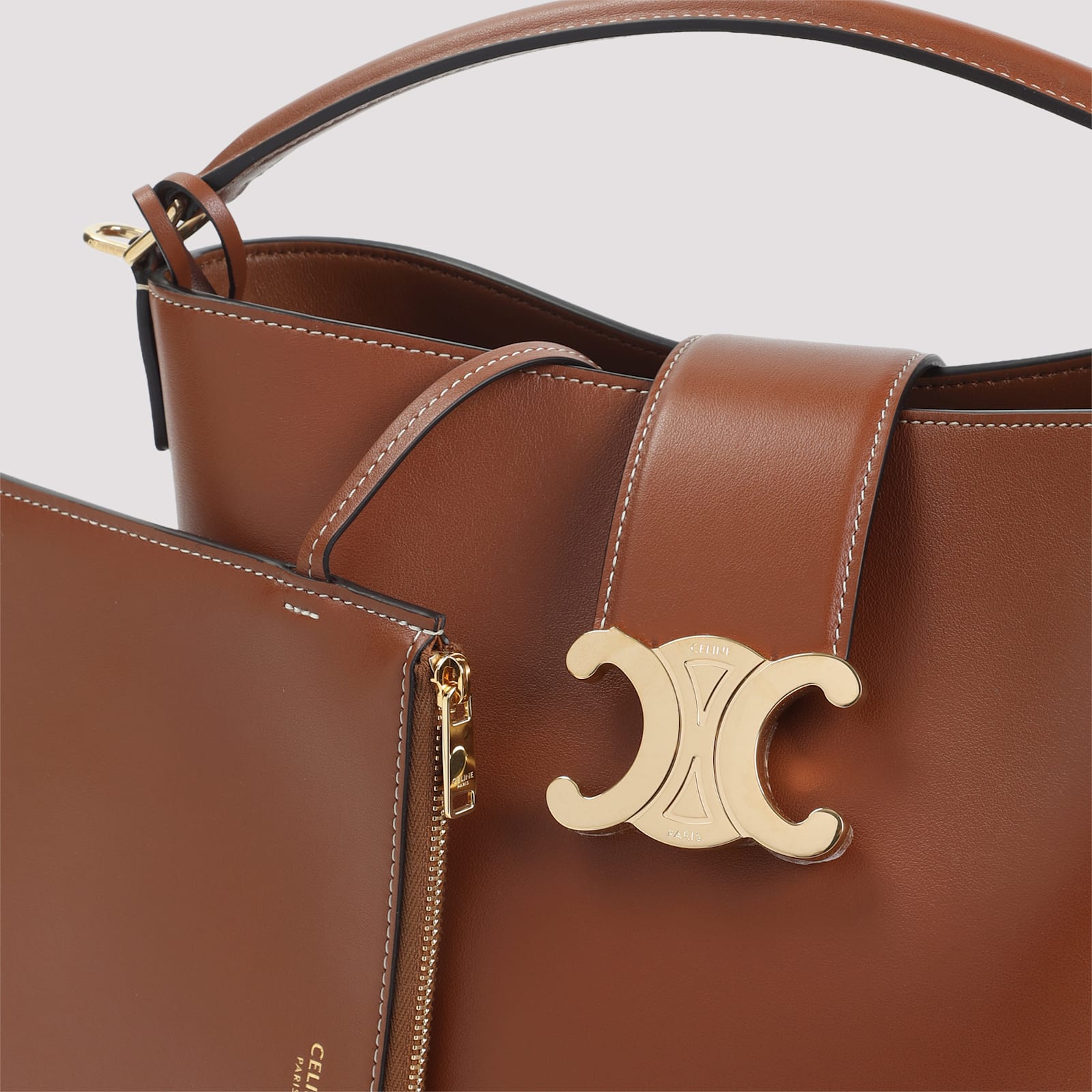 Celine Medium Louise Shoulder Bag Women In Brown