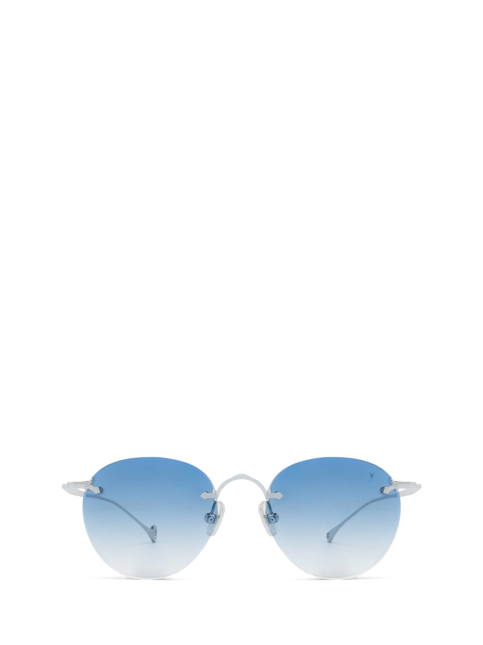 Eyepetizer Oxford Silver Sunglasses In Blue