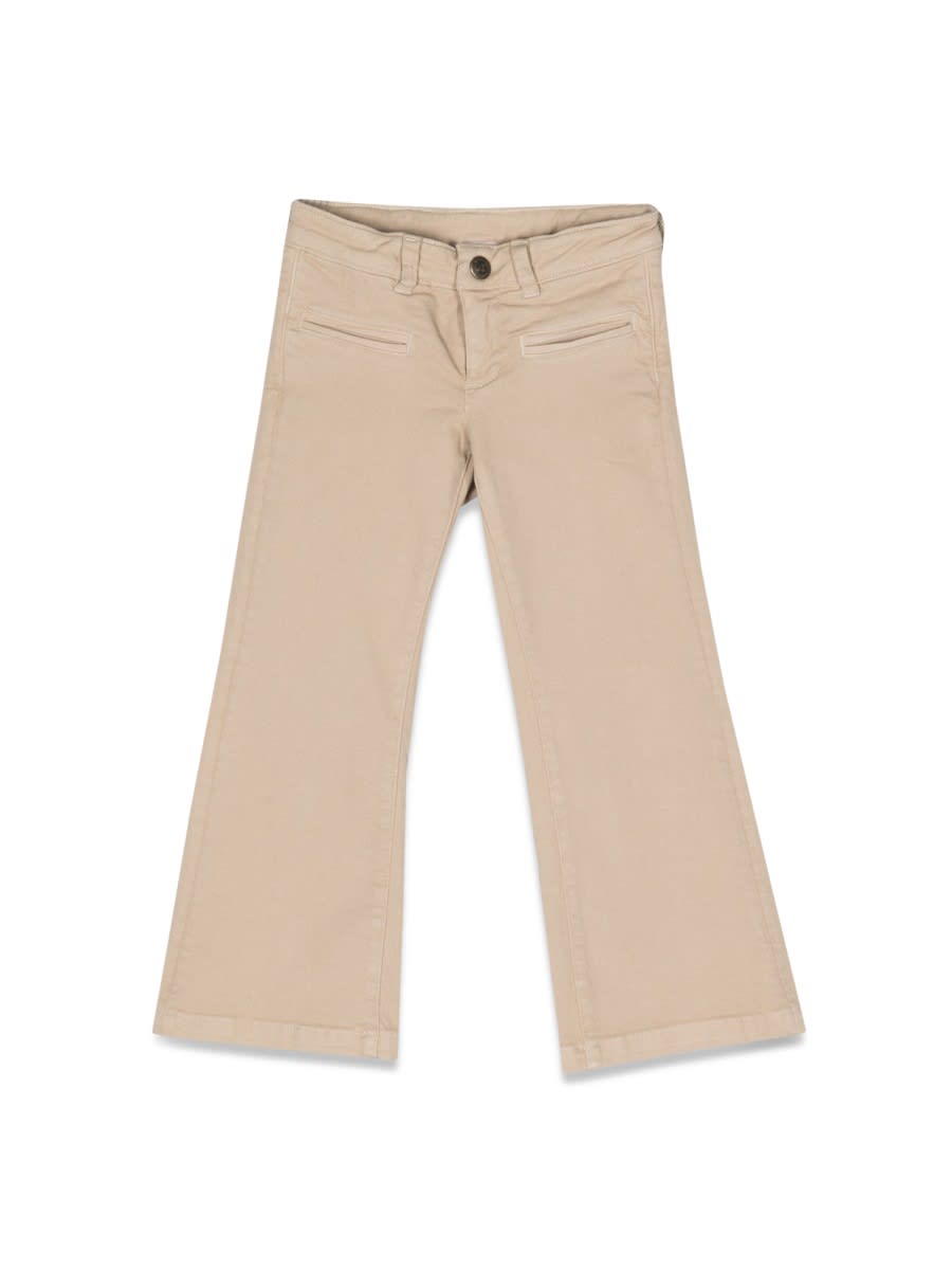 Bonpoint Flared Smart Trousers In Beige