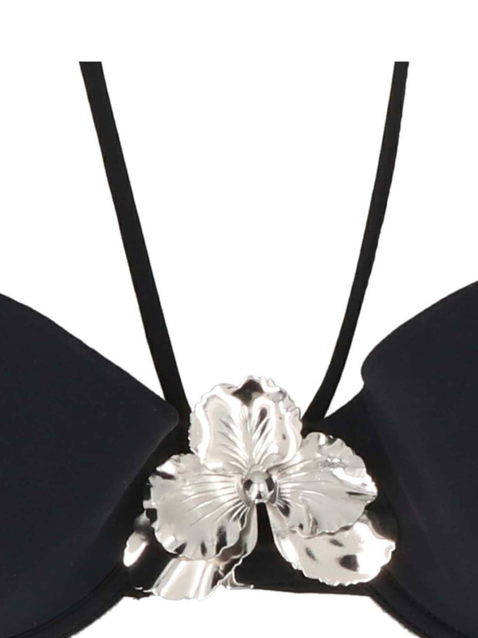 Shop David Koma Bikini Double Straps In Black