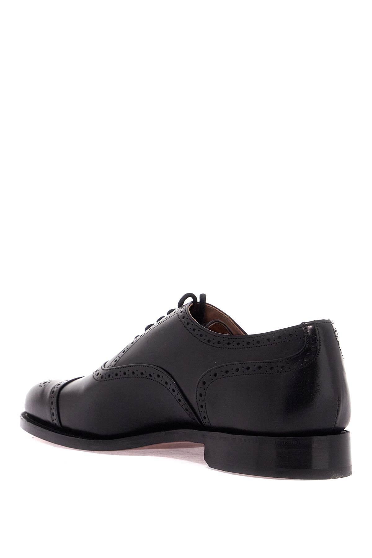 Shop Tricker's Lace-up Oxford Kensington In Black (black)