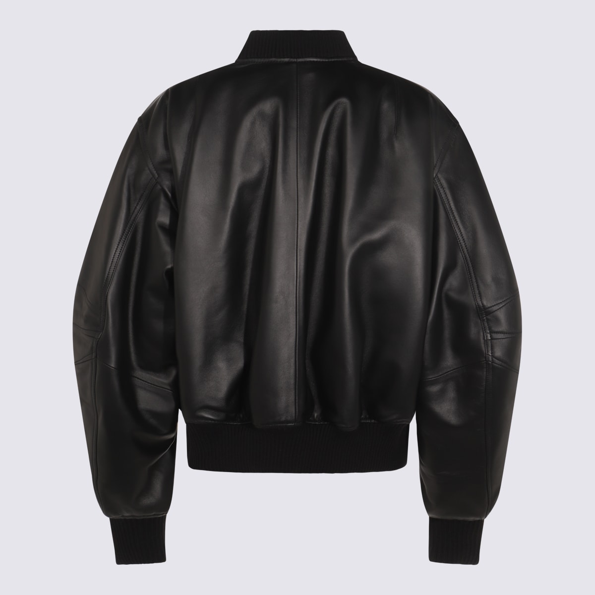 Attico Jackets Blacks And Greys In Black