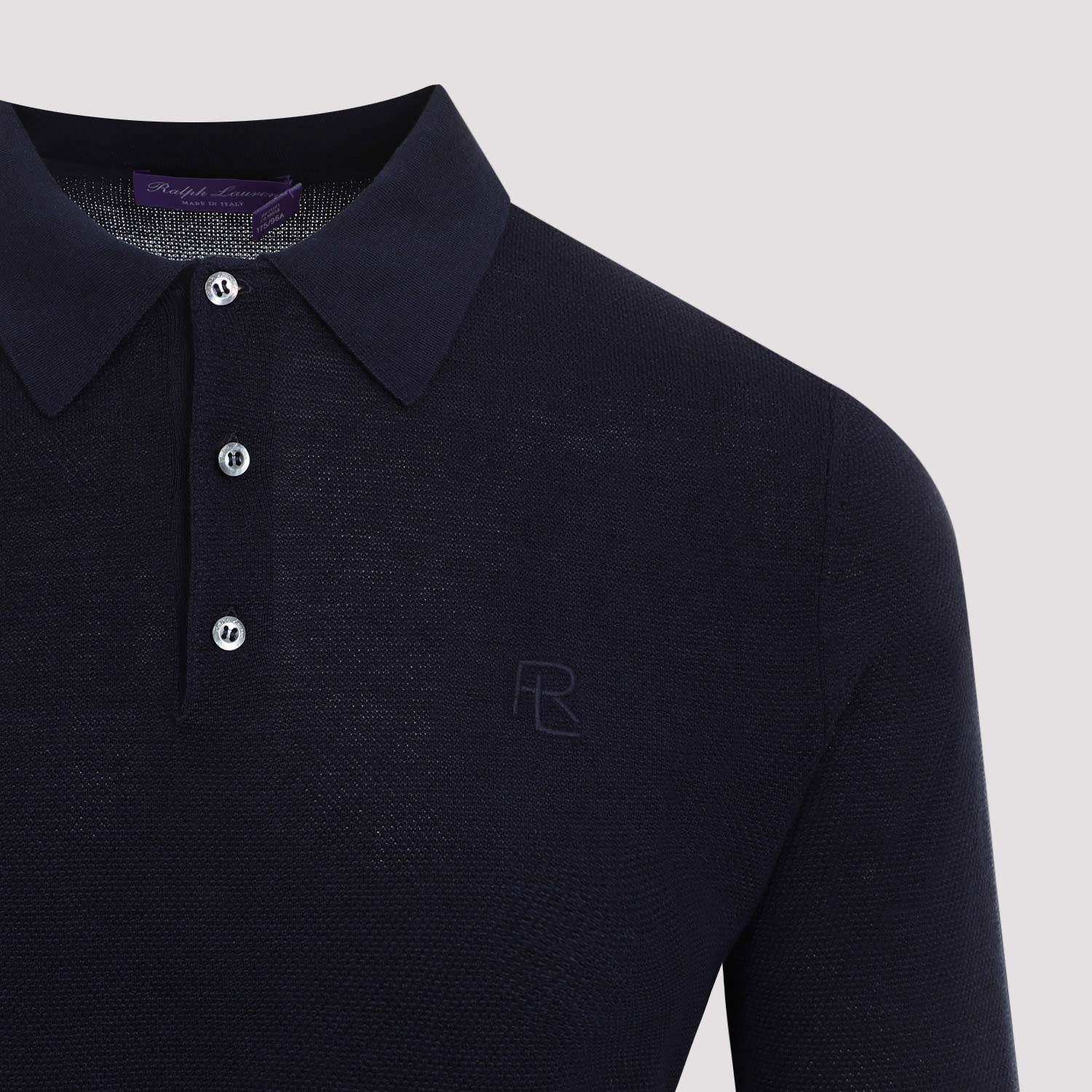 Shop Ralph Lauren Long Sleeve Polo In Classic Chairman Navy