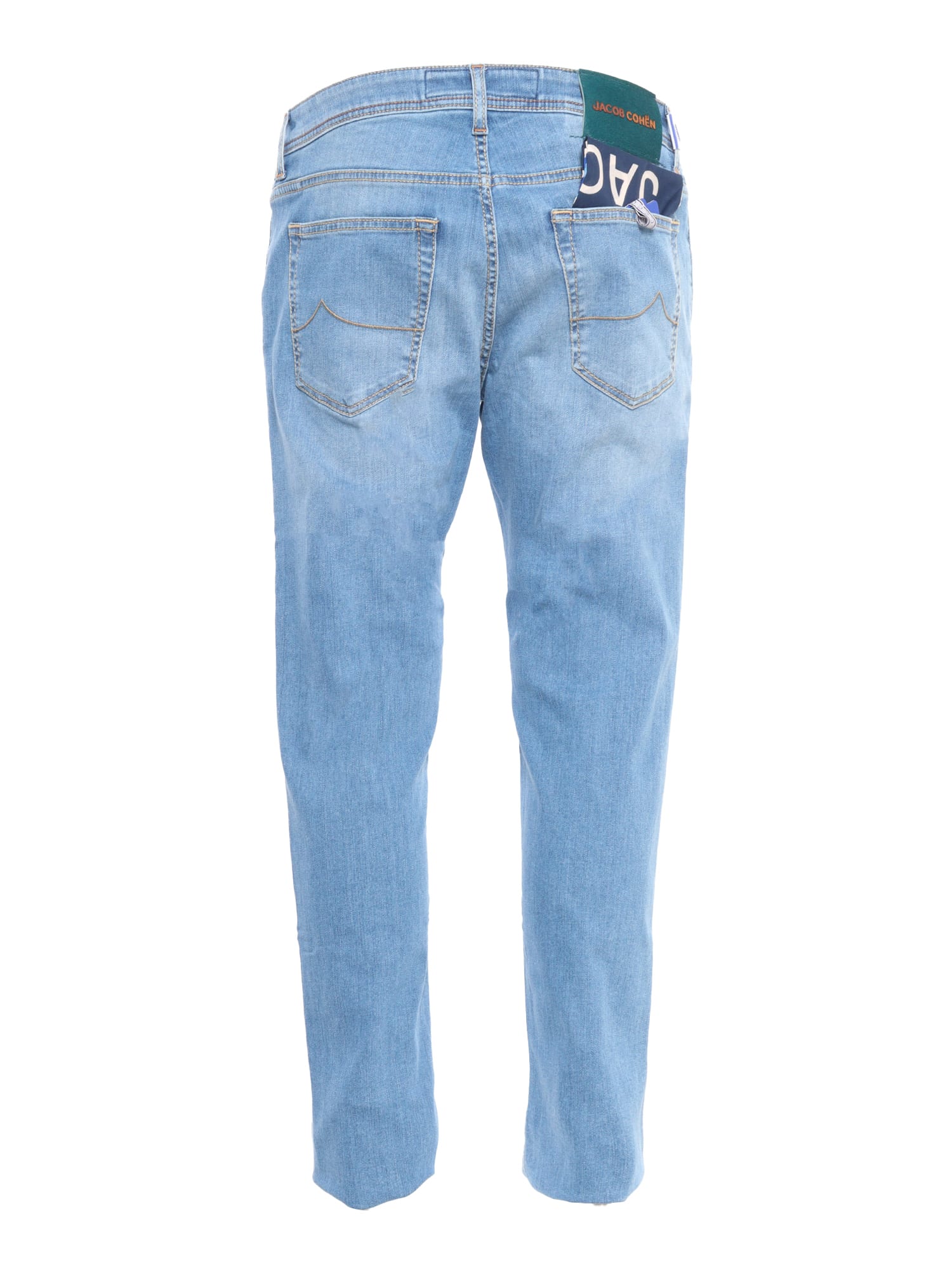Shop Jacob Cohen Light Blue Jeans