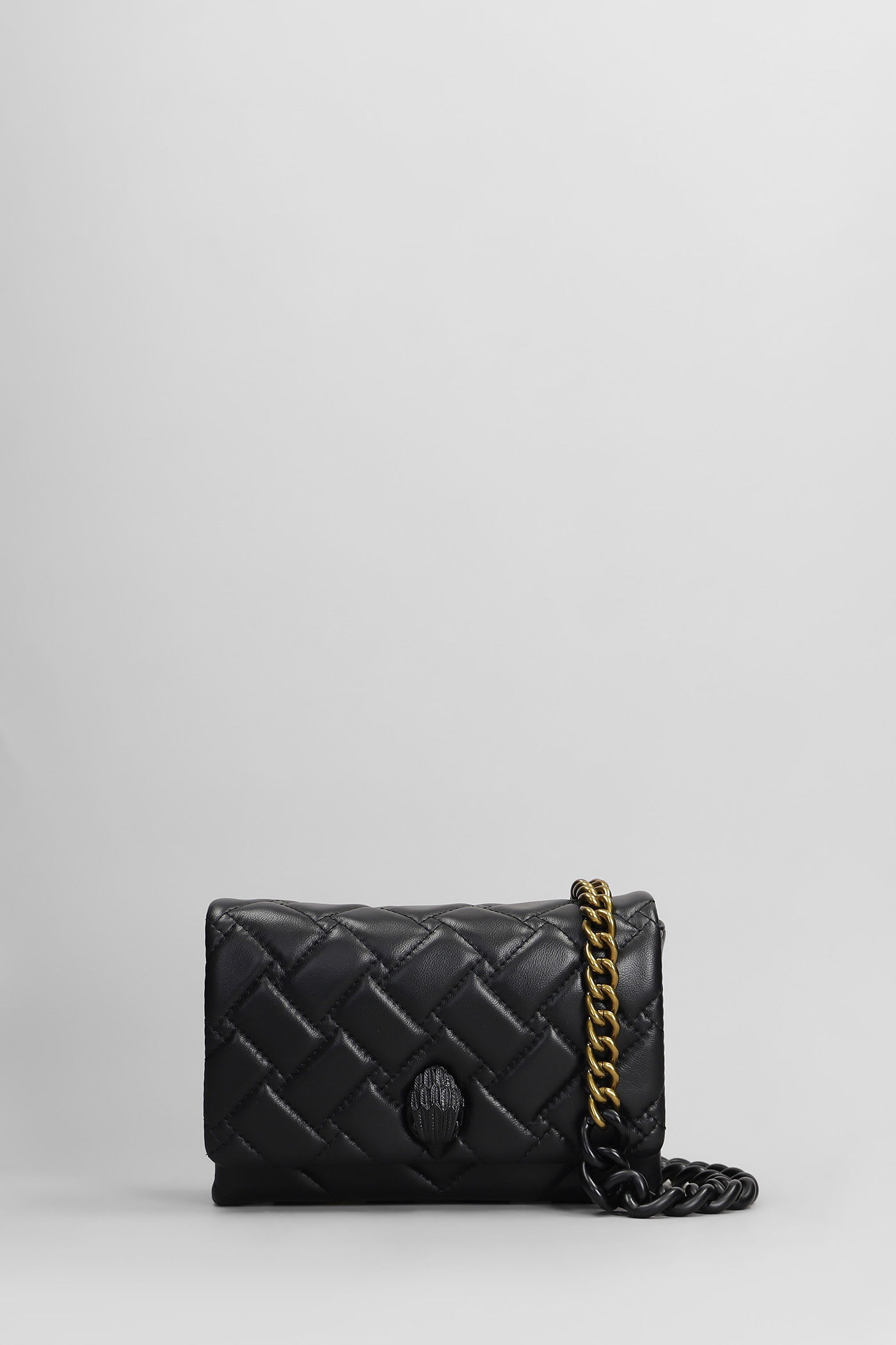 Mini Kensington Kurt Shoulder Bag In Black Leather