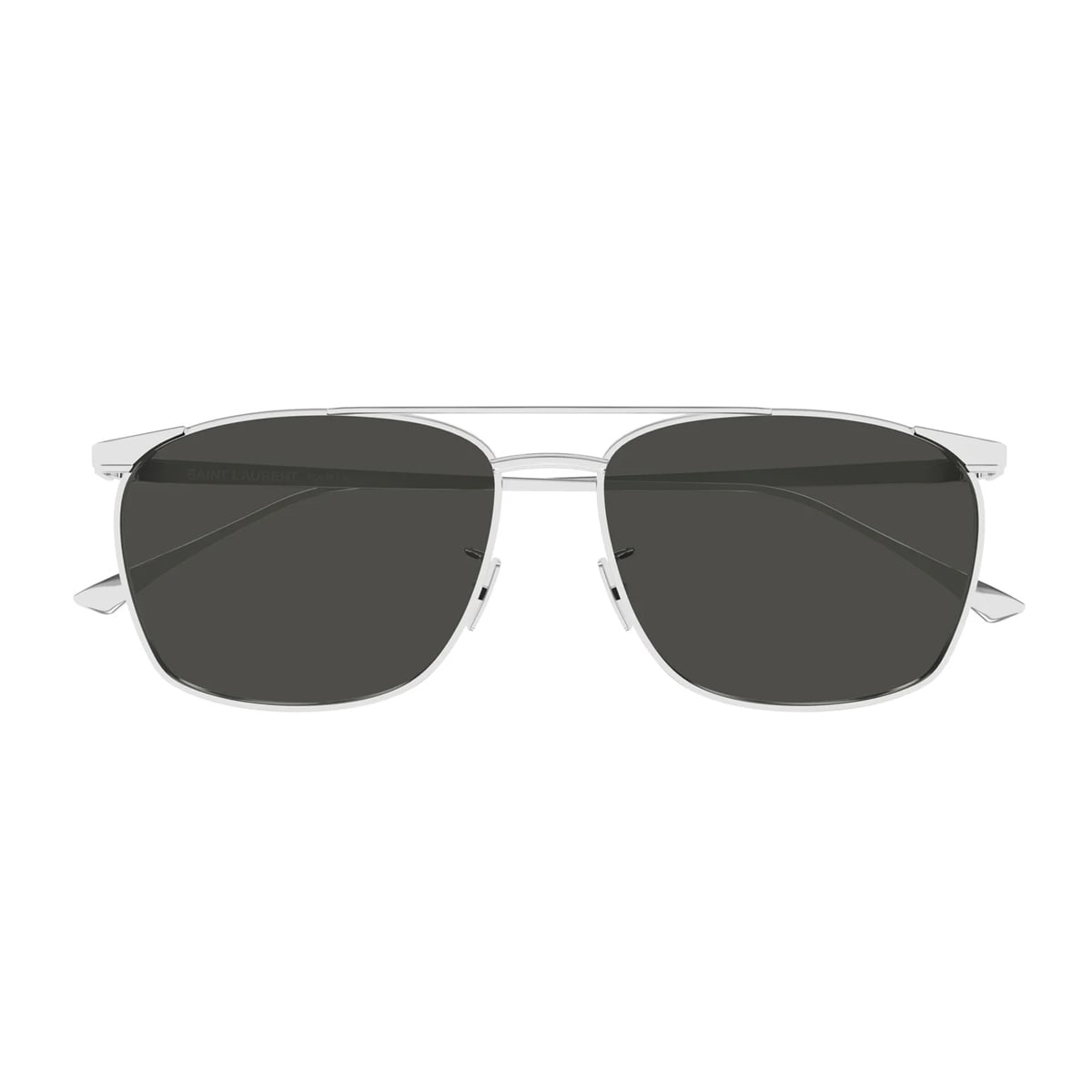 Saint Laurent Sl 796 Vincent Linea Sl Logo 002 Silver Grey Sunglasses