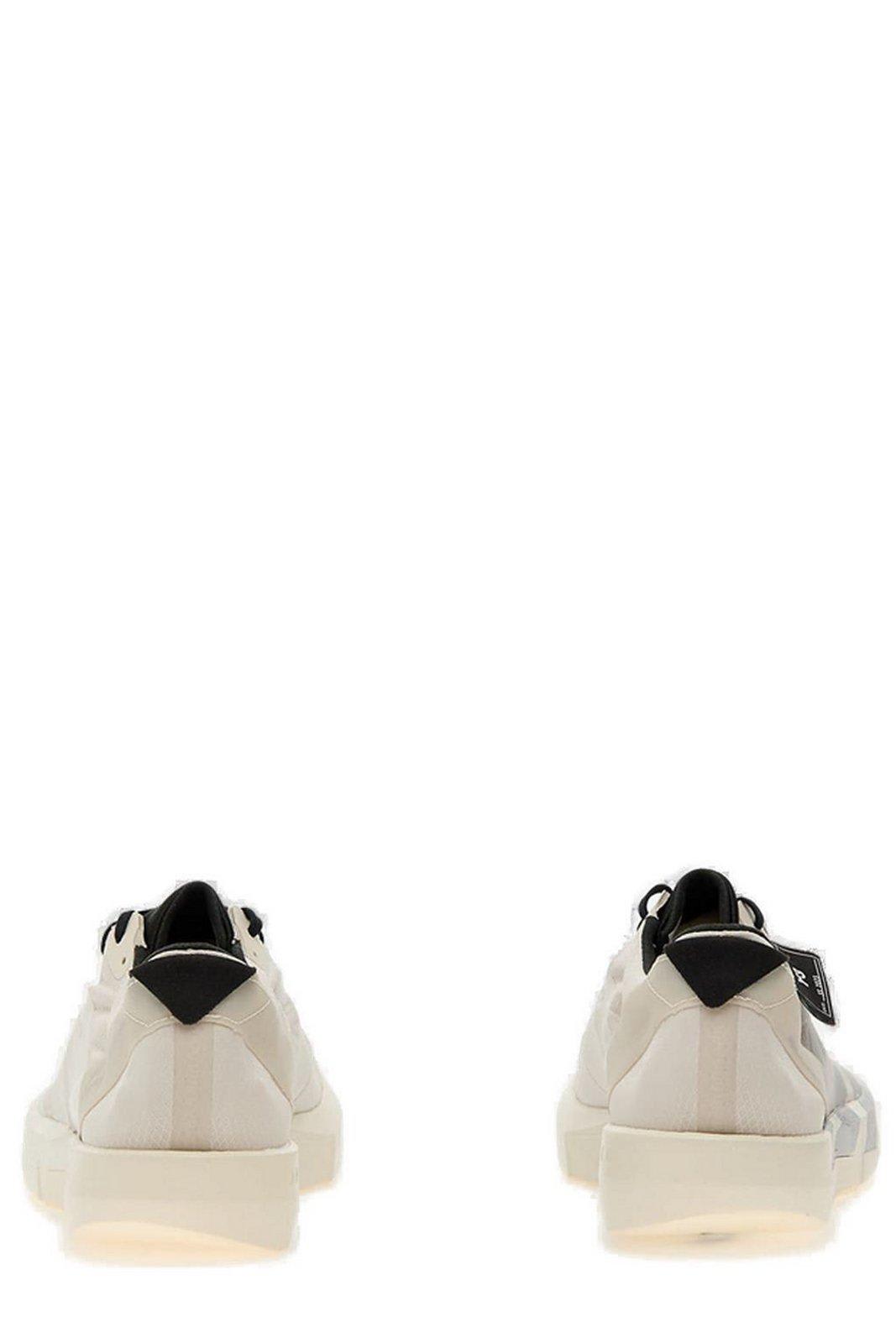 Y-3 Adizero Adios 9 Low Sneakers In Neutrals/grey