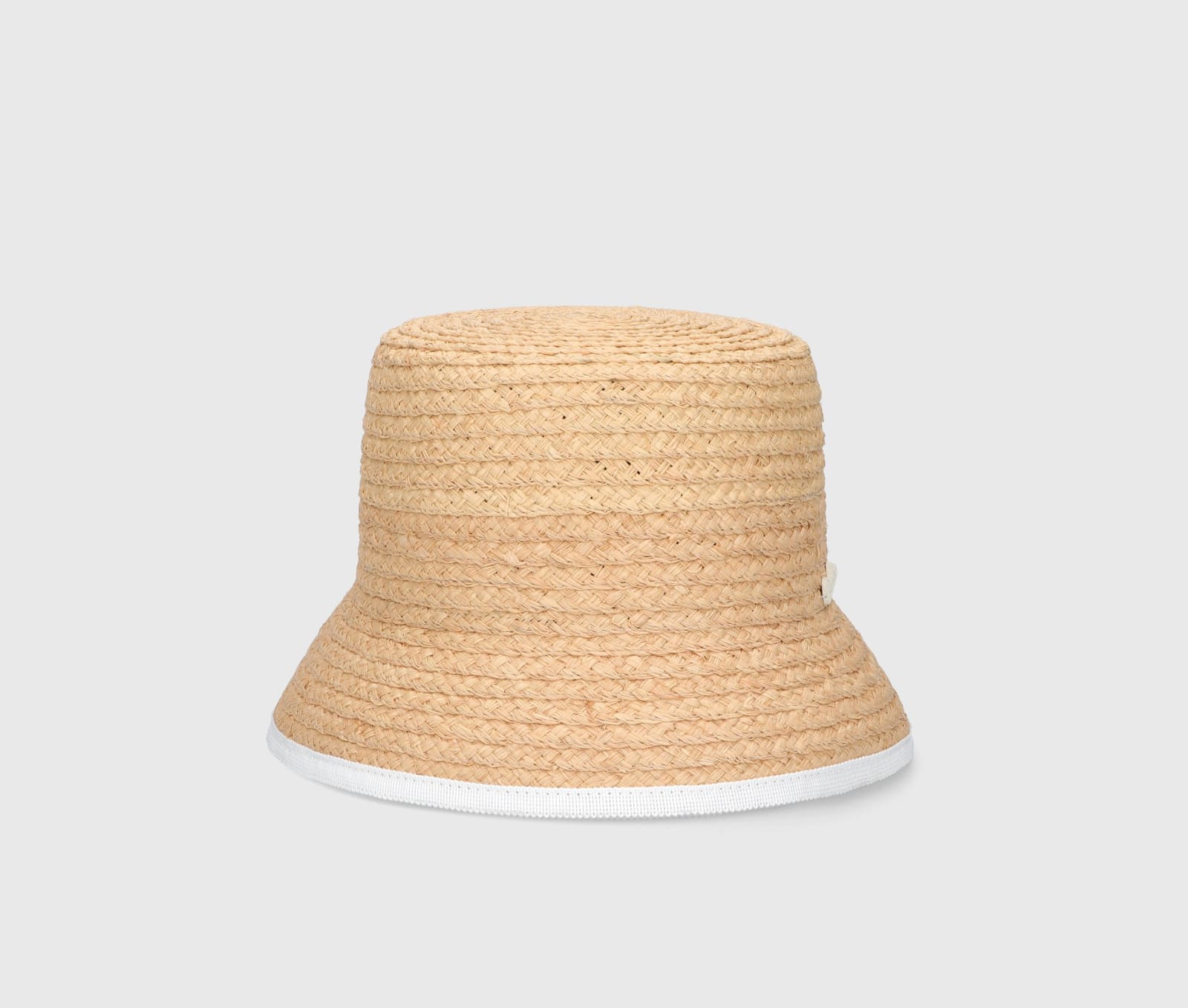 Shop Borsalino Noa Raffia Crochet In Natural, White Hat Band