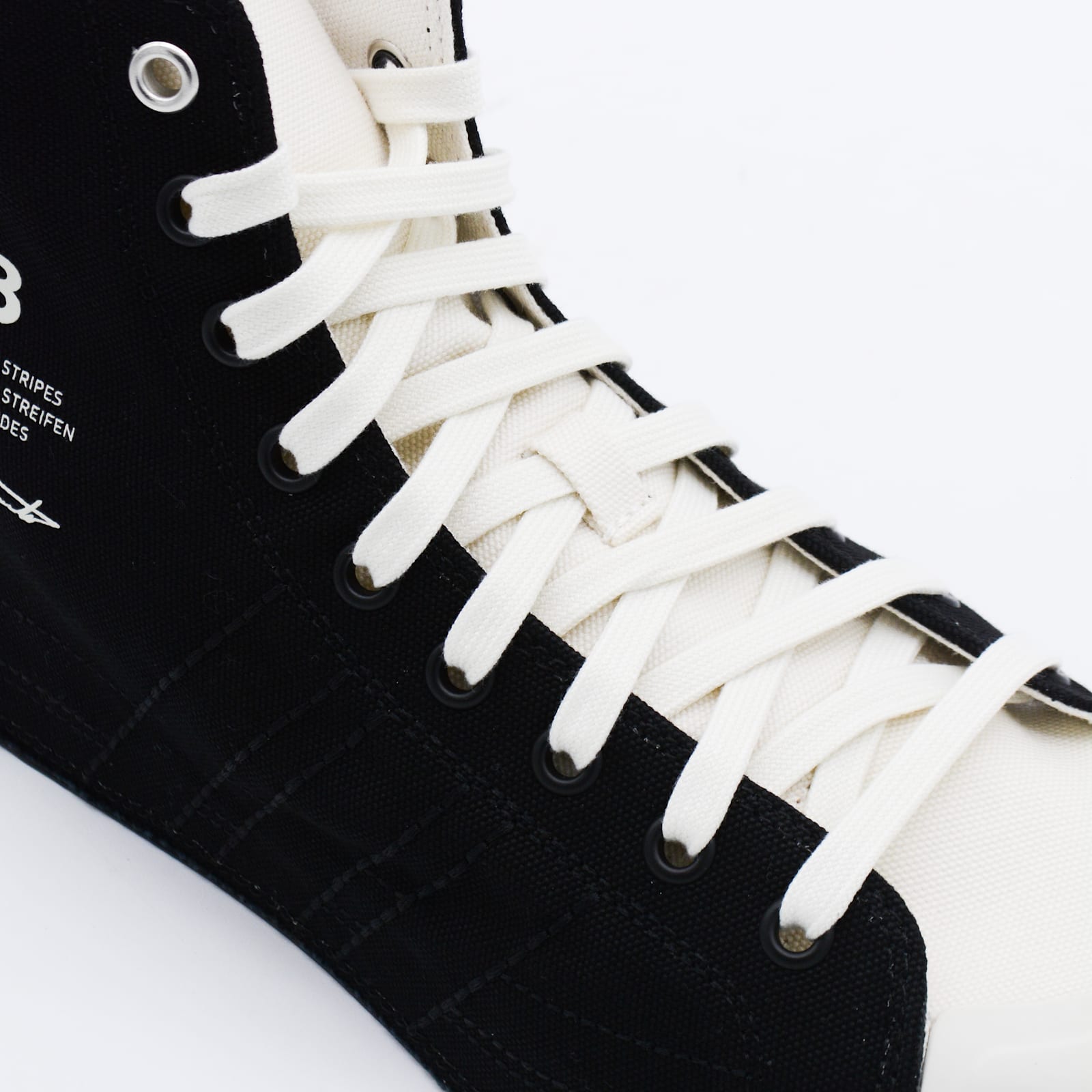Y-3 Nizza Hi Sneakers In Black