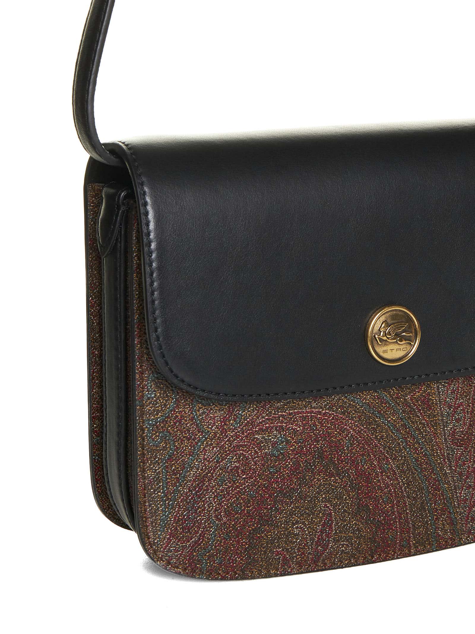 Shop Etro Shoulder Bag In Black