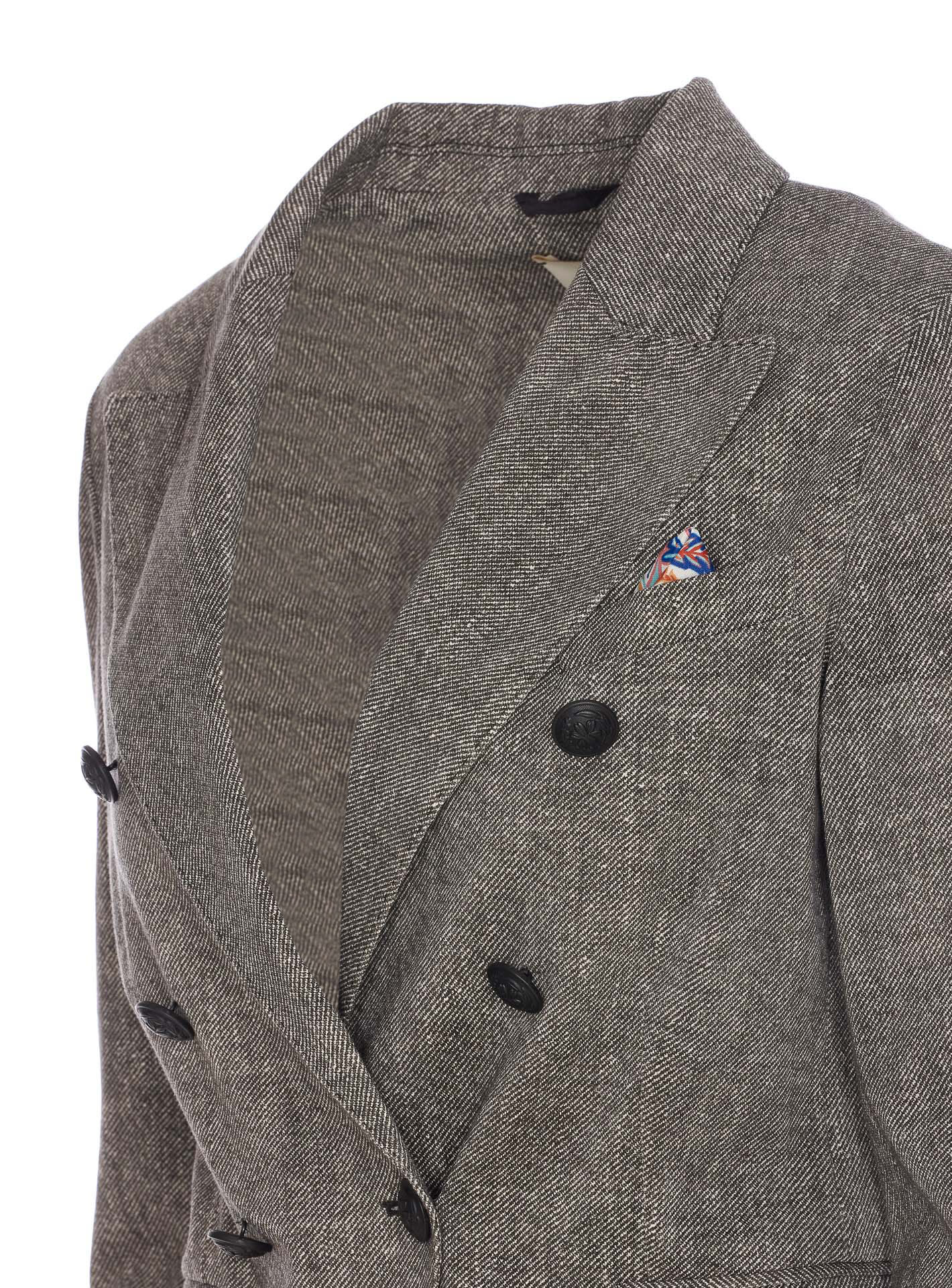 CIRCOLO 1901 DOUBLE BREASTED BUTTONS CLOSURE JACKET 