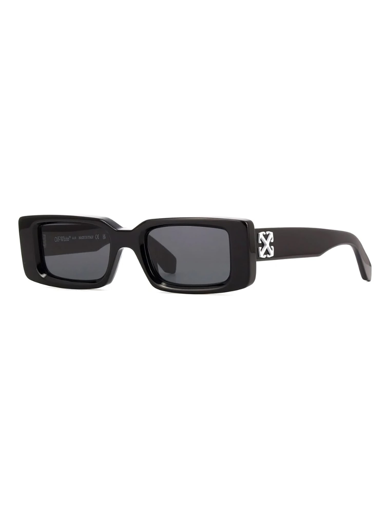 Off-white Oeri127 Arthur Sunglasses In 1007 Black