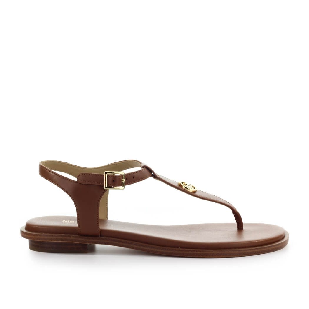 Shop Michael Kors Mallory Sandals In Cuoio