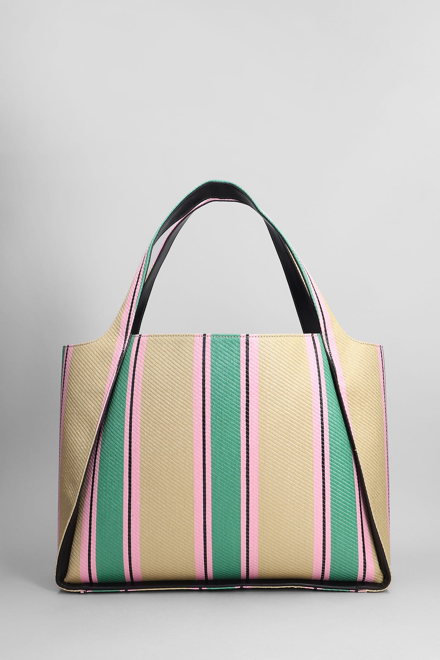 Shop Stella Mccartney Tote In Green Polyamide