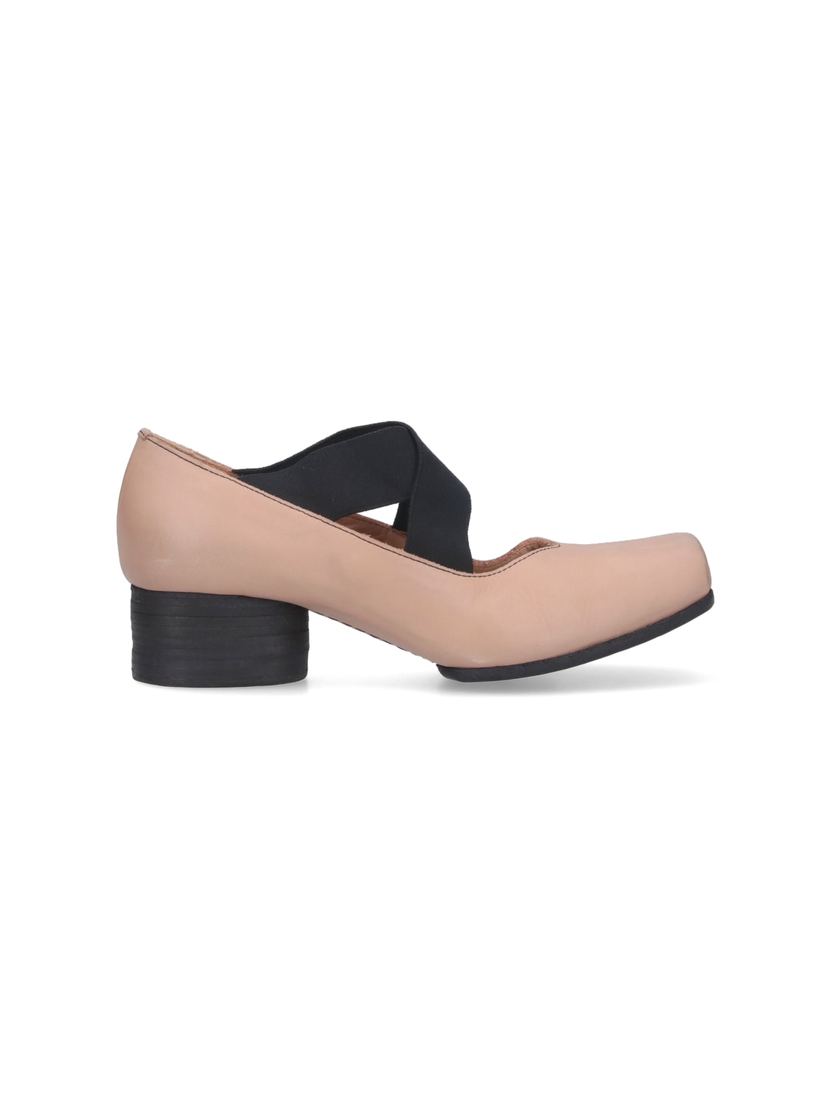 Shop Uma Wang Heeled Ballet Flats In Pink