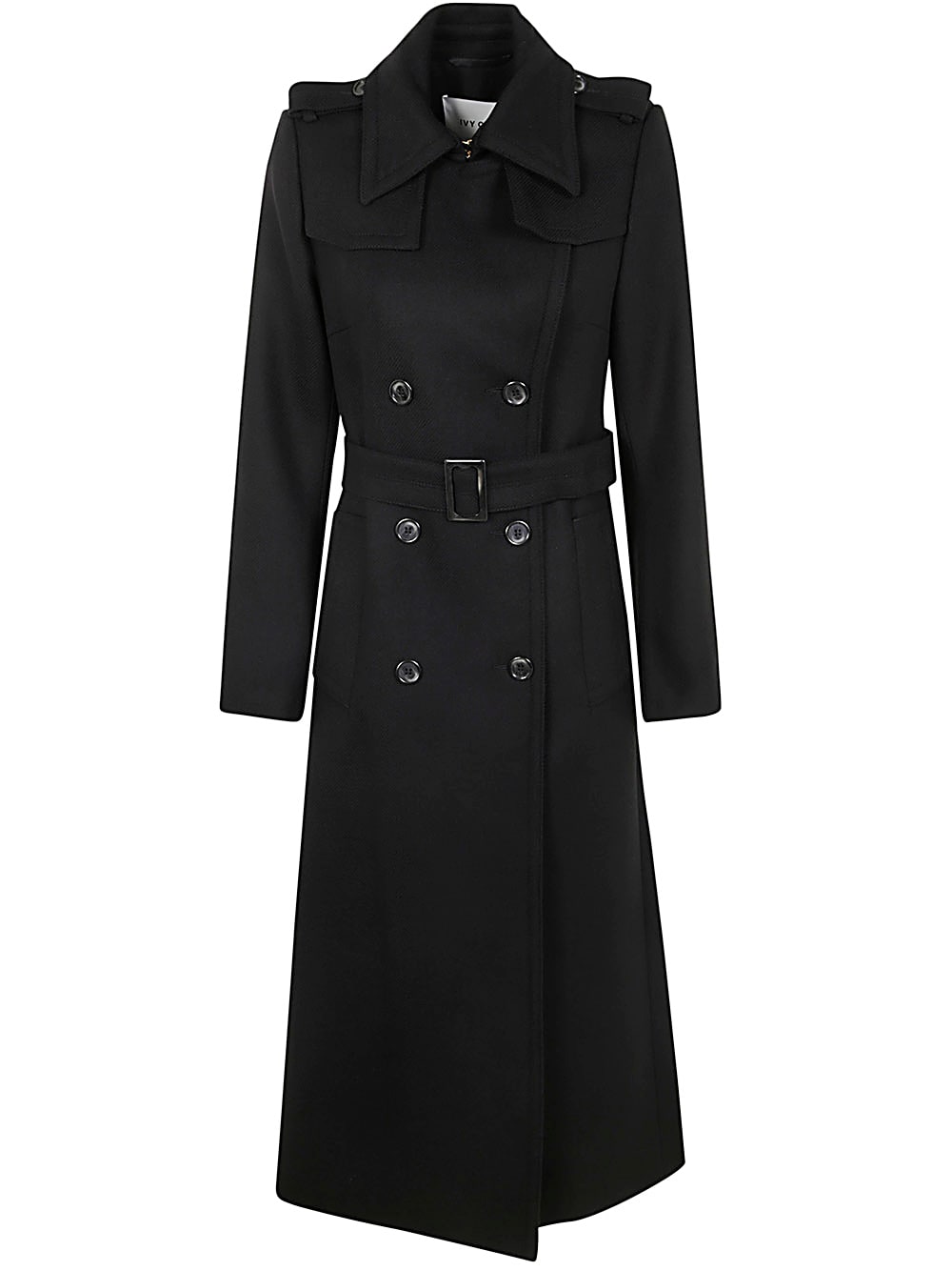 Shop Ivy & Oak Charlotte Classic Trench Coat In Black