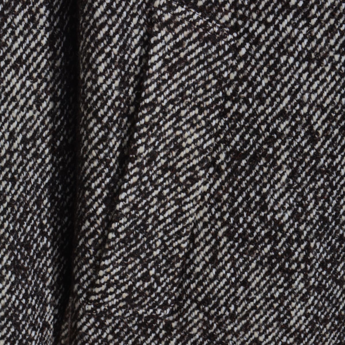 Nn07 Herringbone Pattern Mid-length Coat With Long Sleeves In Gray