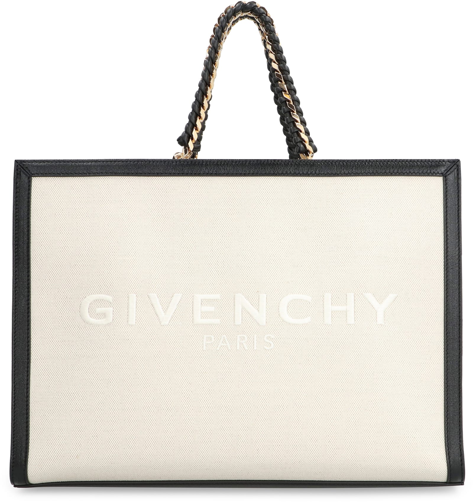 Shop Givenchy G Canvas Tote Bag In Beige