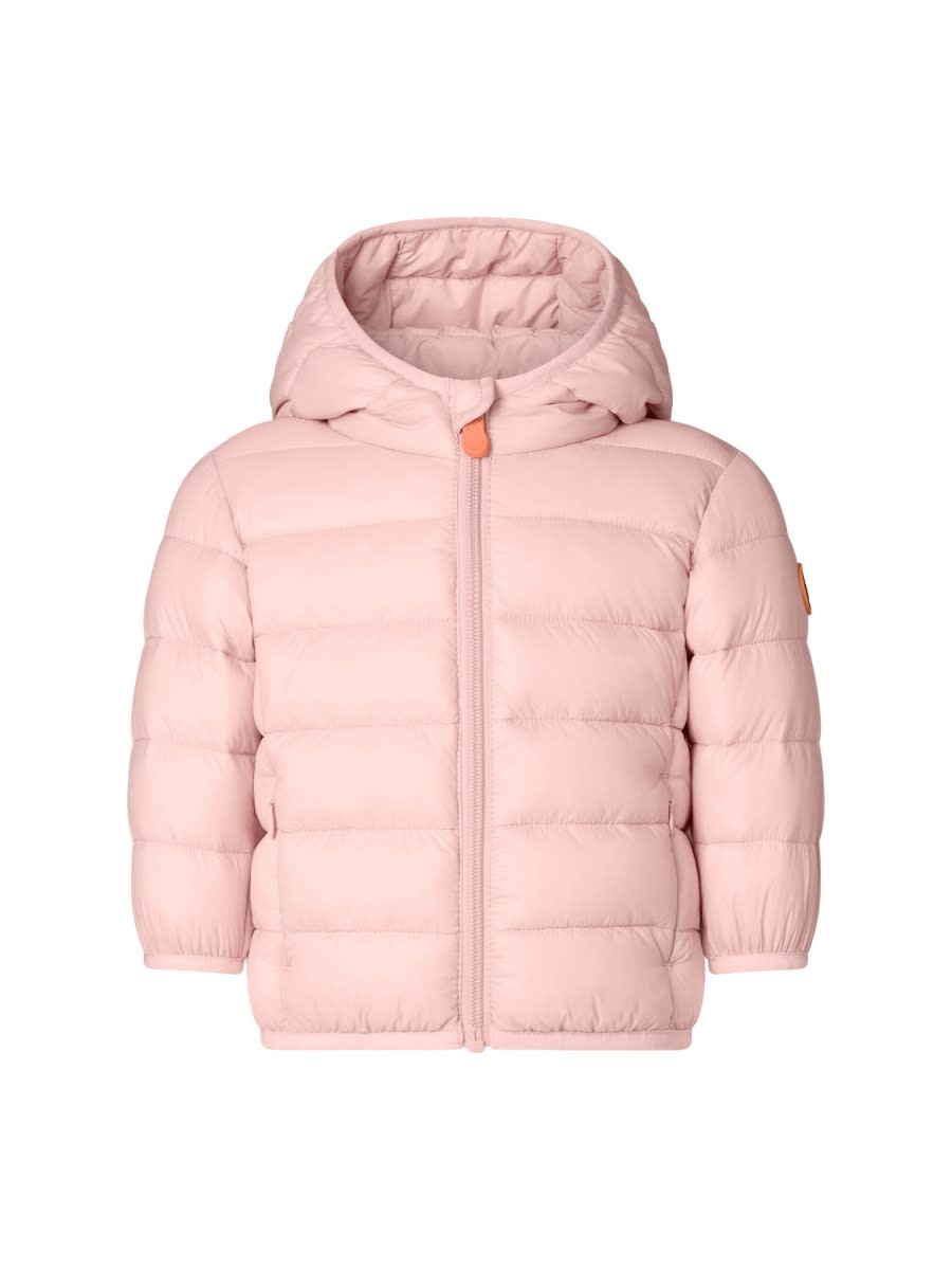Save The Duck Hooded Jacket In Pink
