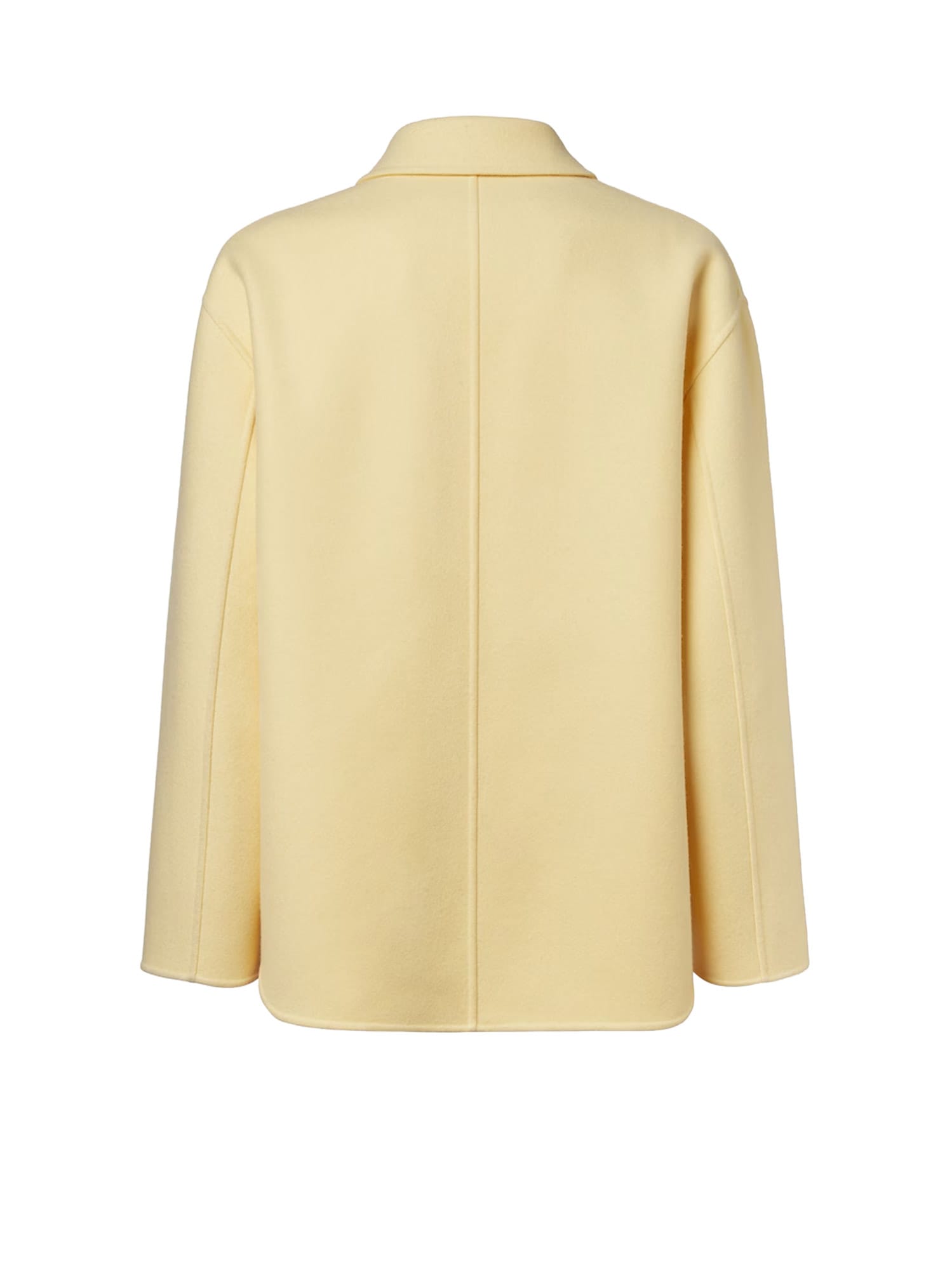 Fendi Caban Coat Coats And Trench Coats Yellow In Yellow