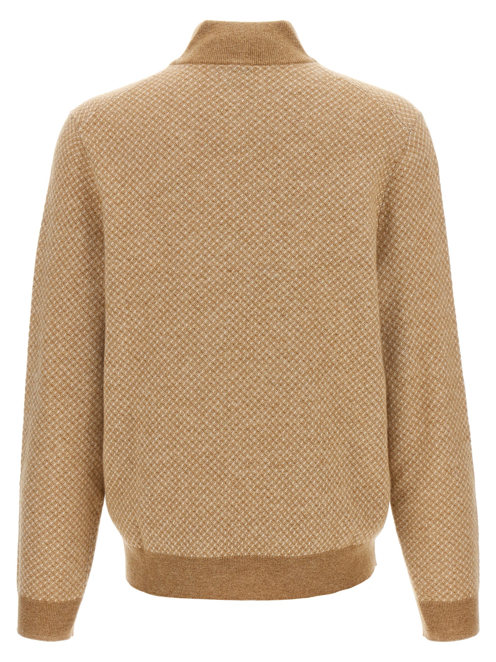 Shop Hugo Boss Eltorino Sweater In Beige