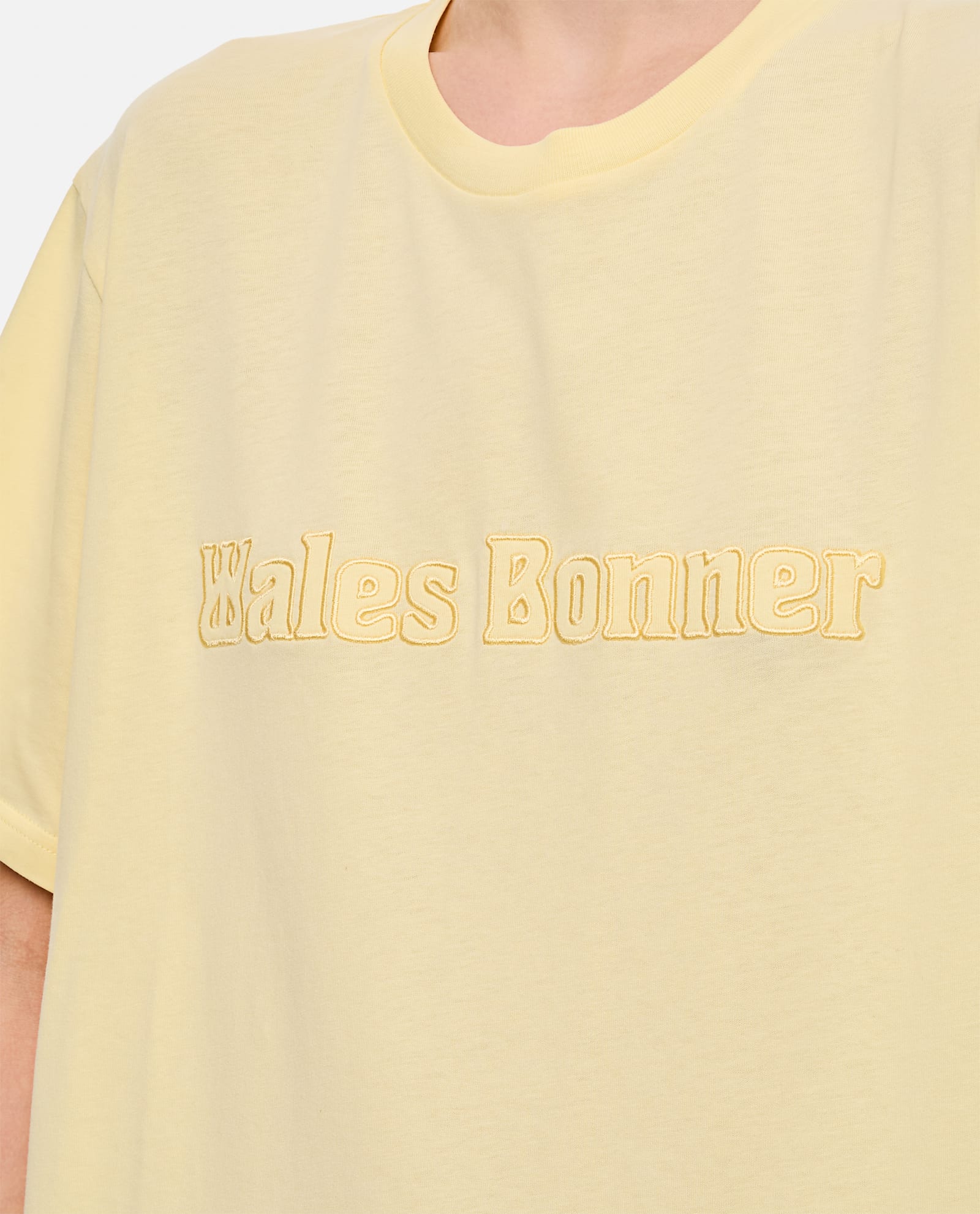 Shop Wales Bonner T-shirt In Yellow