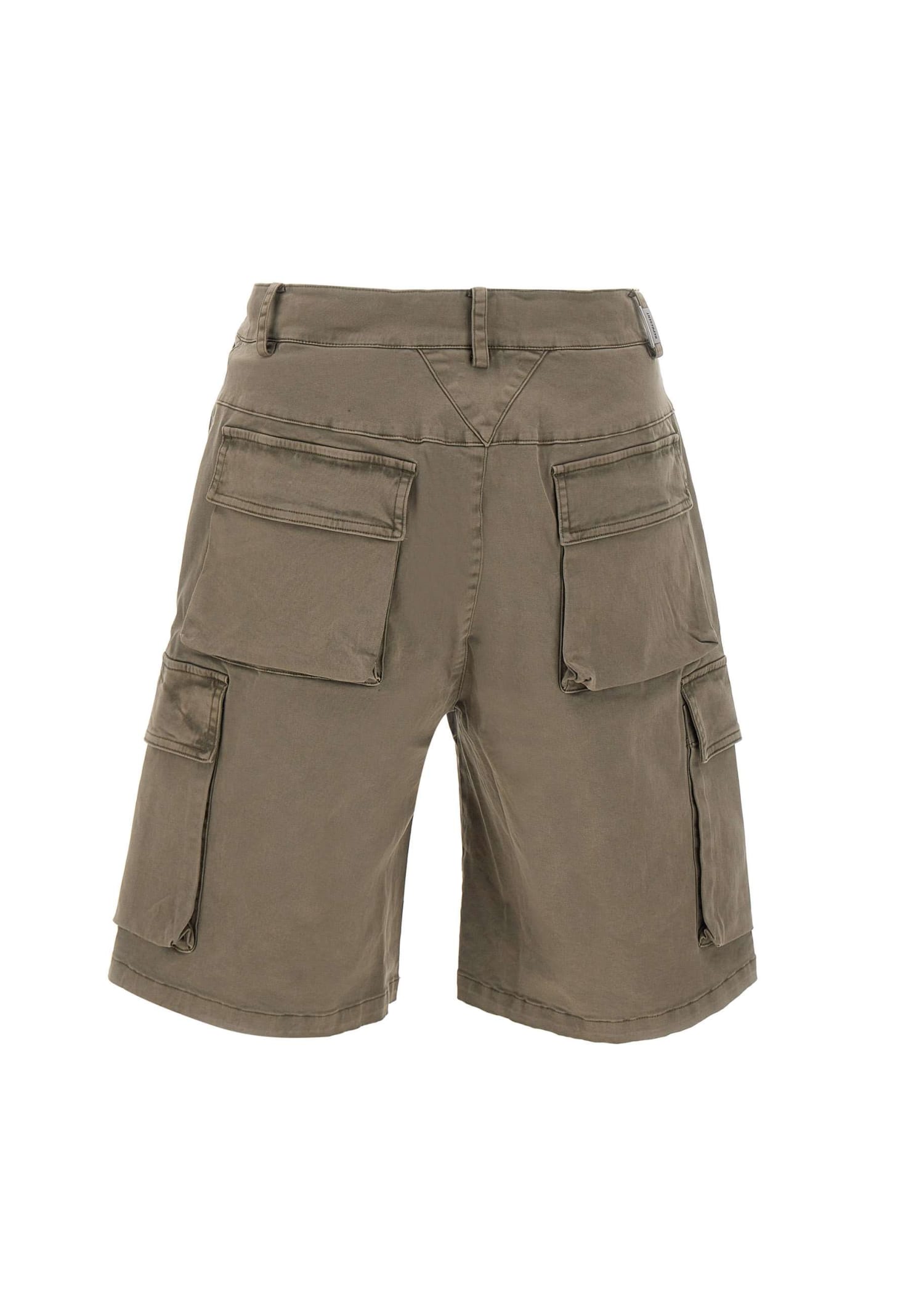Shop Represent Washed Shorts In Green