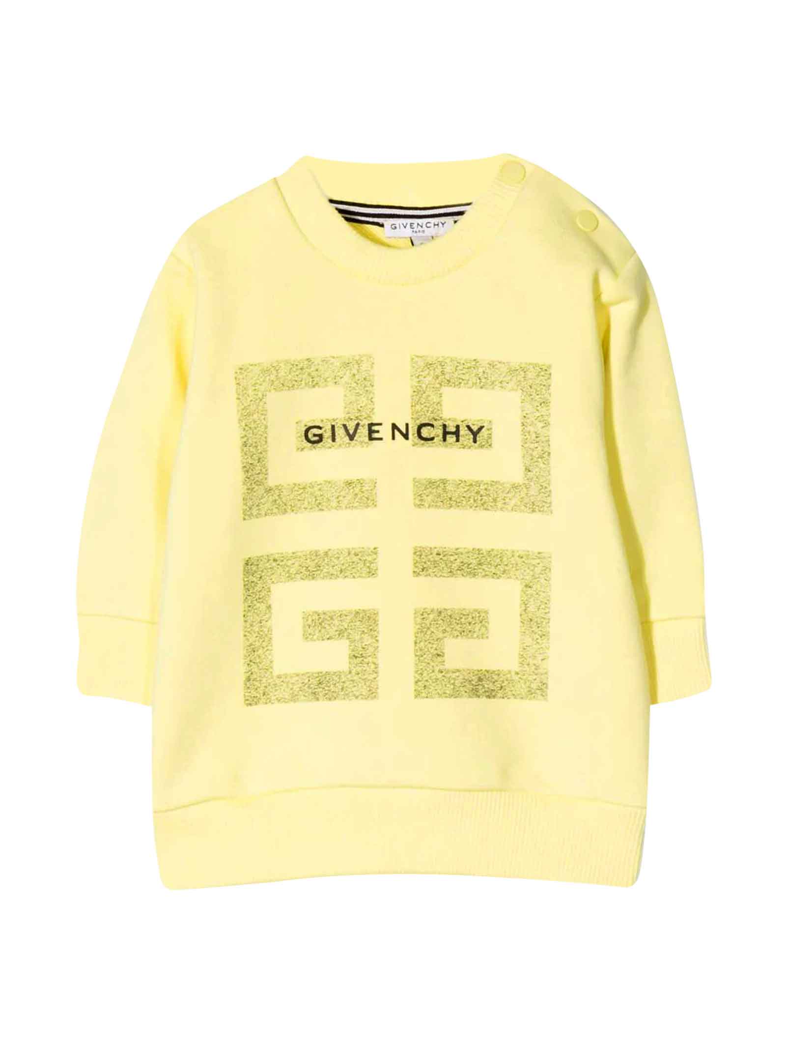 Givenchy Yellow Unisex Sweatshirt With Print