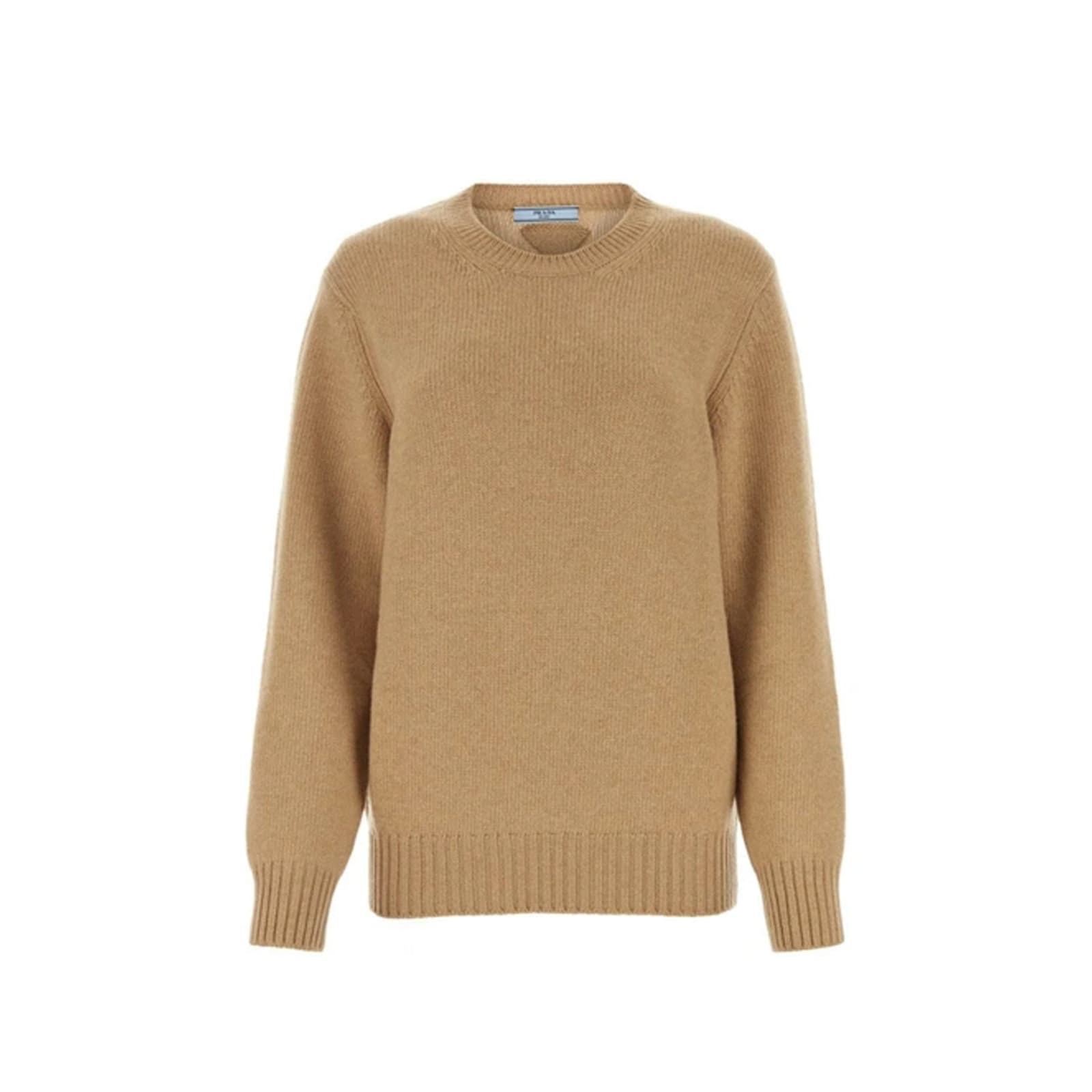 Shop Prada Cashmere Sweater In Brown