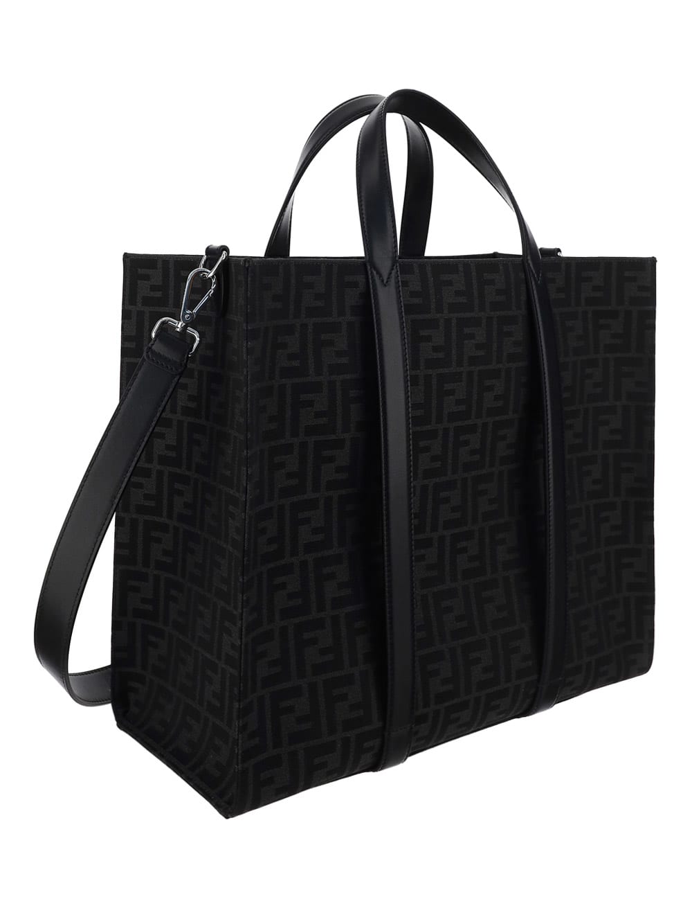 Fendi Tote Bag In Grey