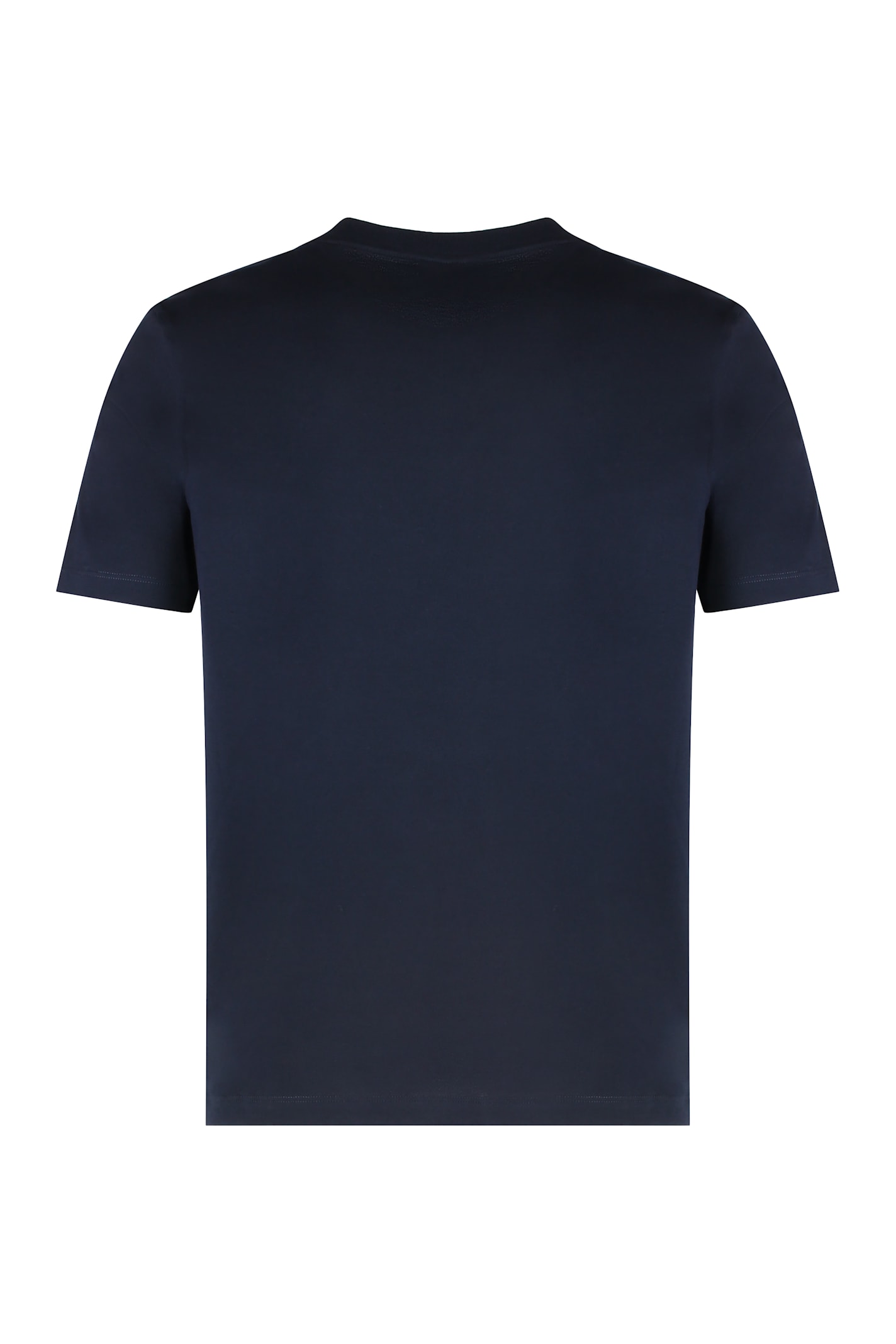 Paul&amp;shark T-shirt In Cotton Jersey With Logo Print In Blue