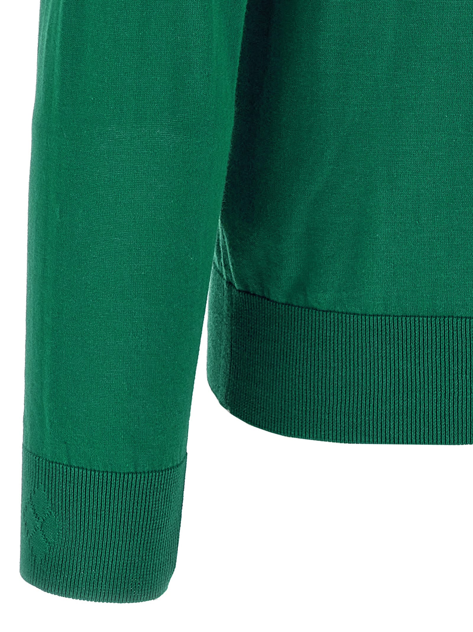 Ballantyne R Neck Sweaters And Cardigans In Green