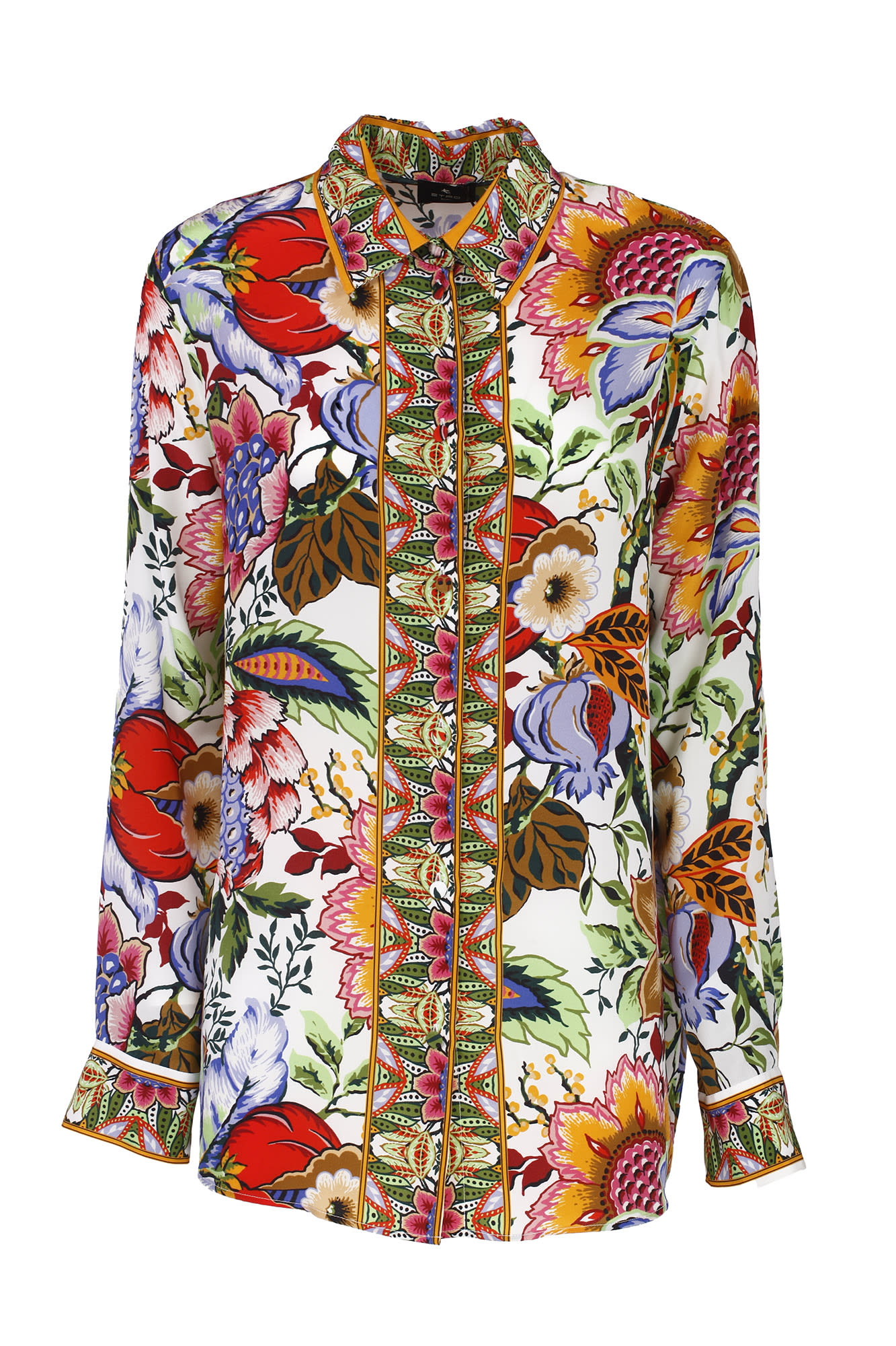 Etro Straight-fit Shirt In Fantasia