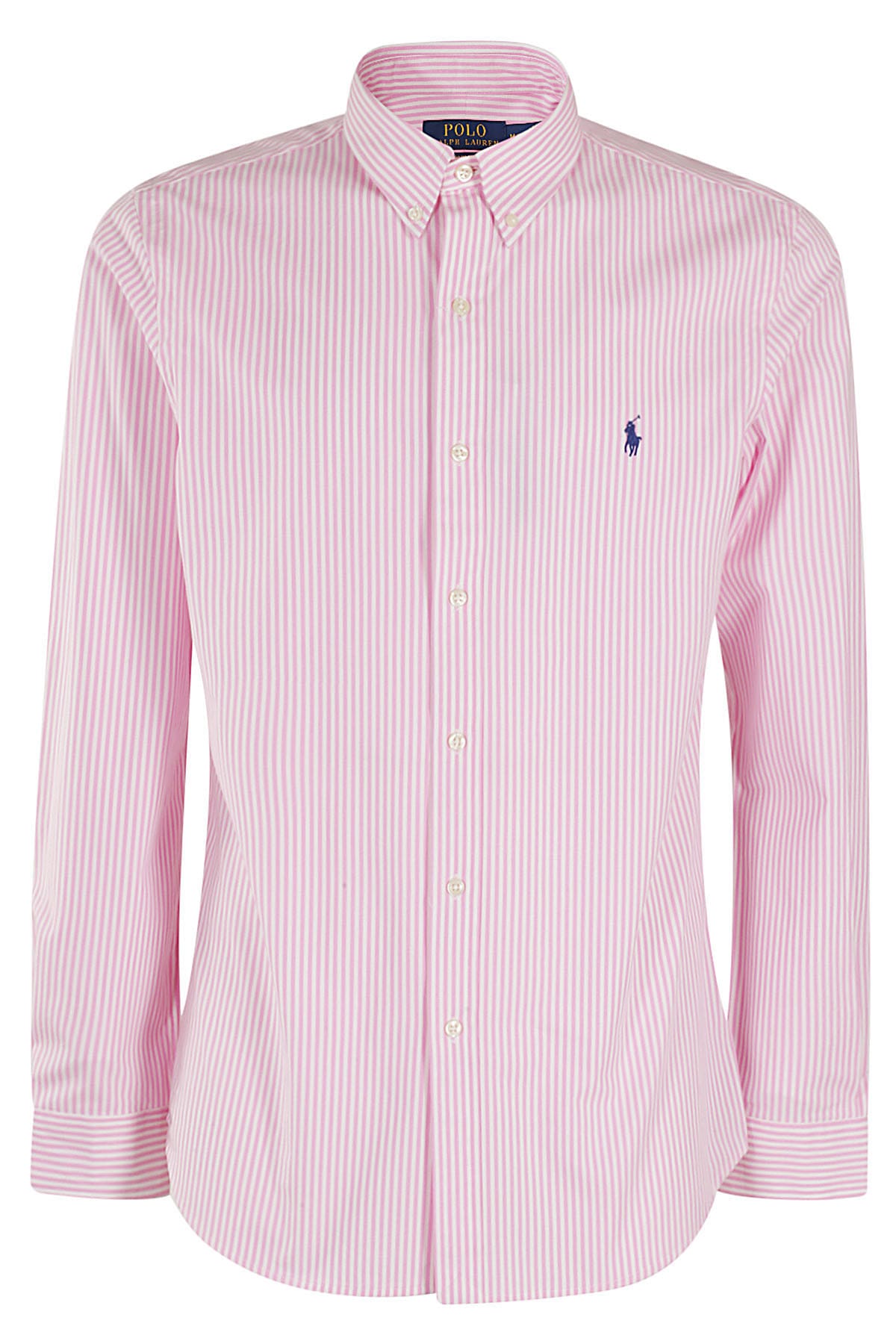 Shop Polo Ralph Lauren Long Sleeve Sport In Pink White