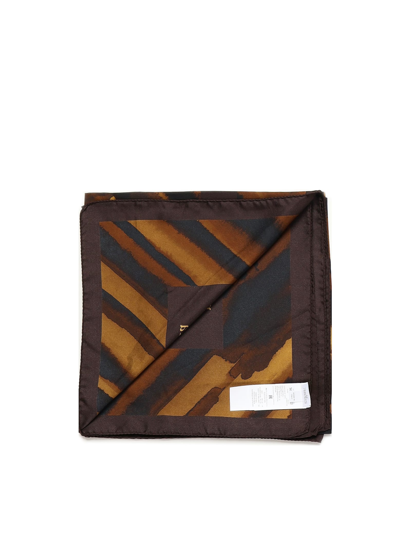 Max Mara Selim Printed Silk Shawl