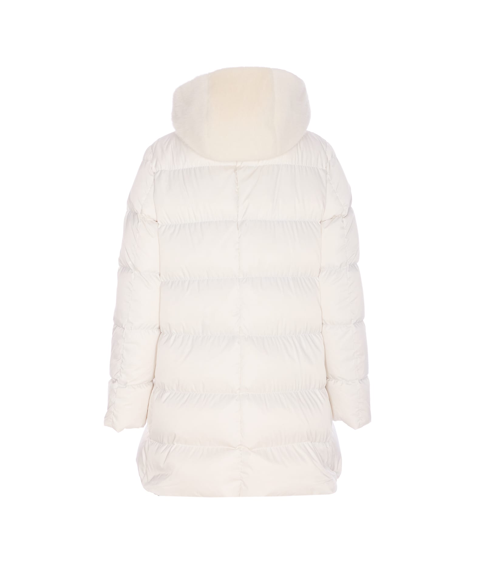 Herno A-shape Down Jacket In White