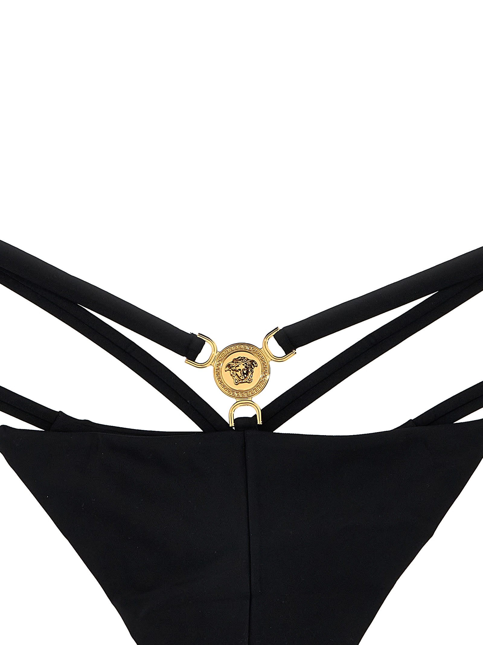 Shop Versace Medusa 95 Bikini Briefs In Black