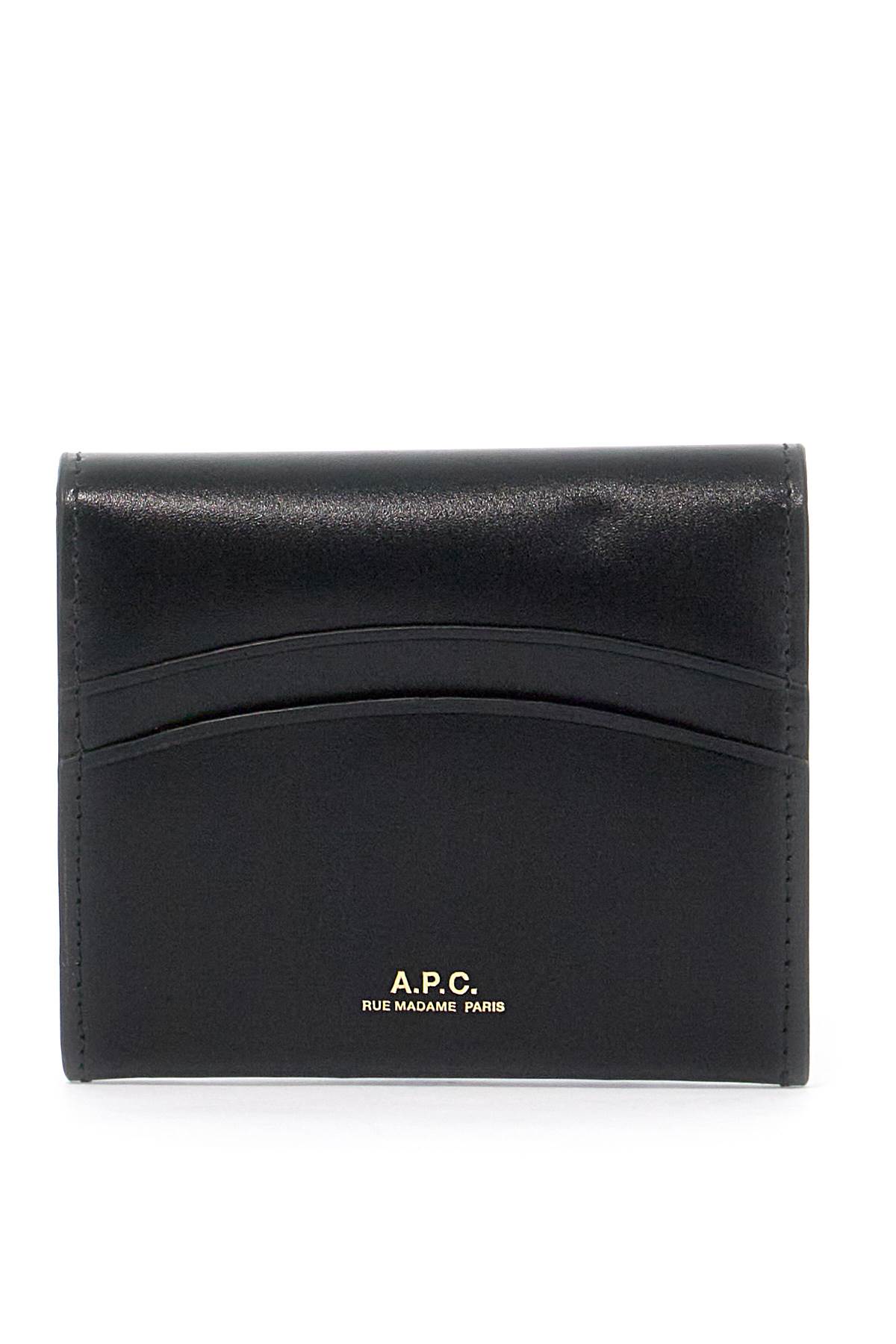 Shop Apc Compact Grace Wallet In Noir (black)