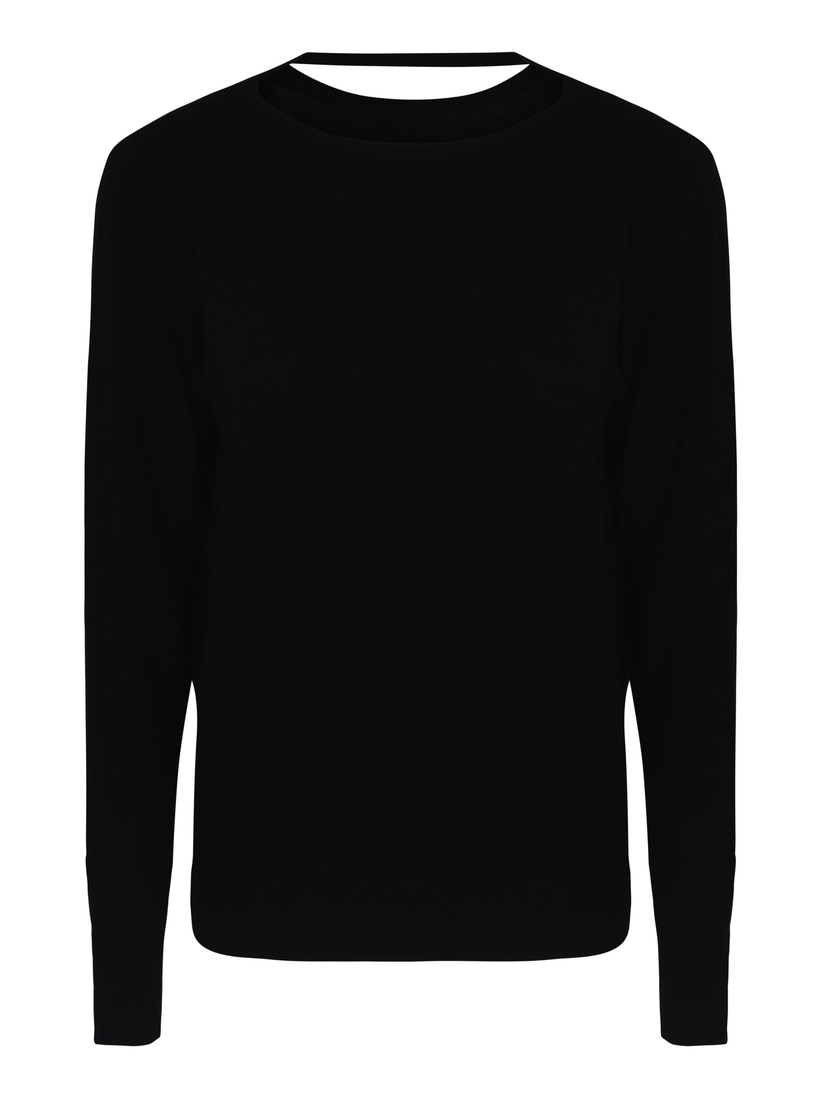 Oliver Lattughi R-open Sweater In Black