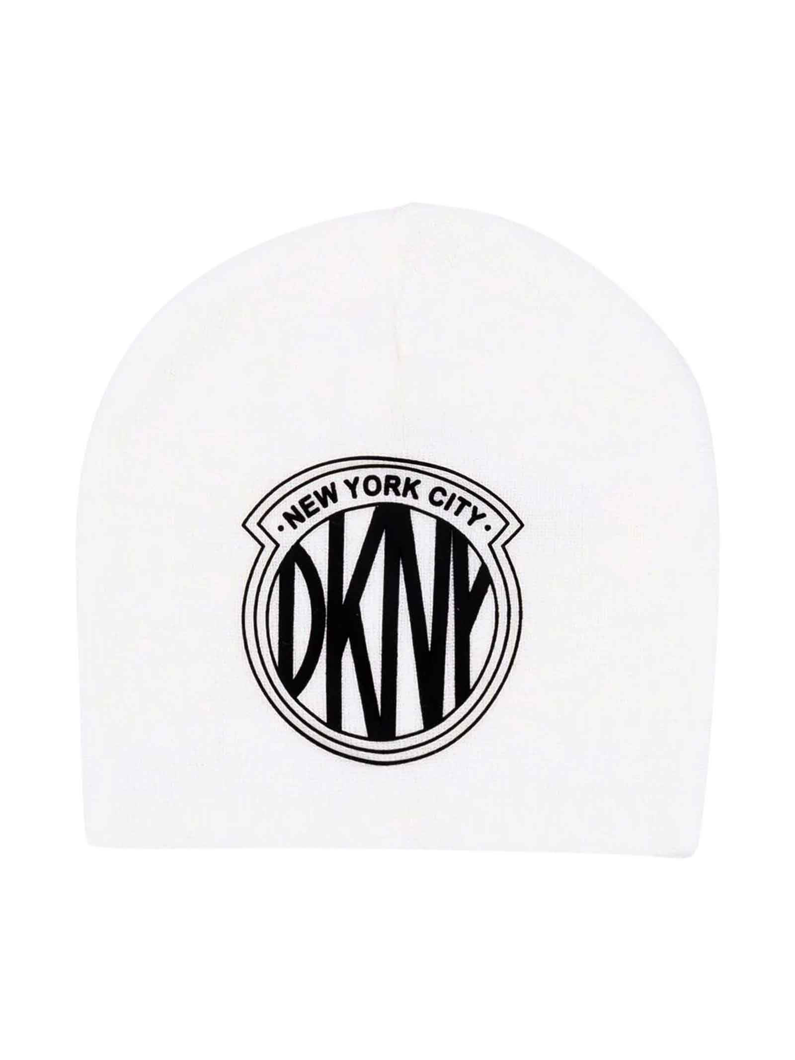 DKNY Unisex White Cap