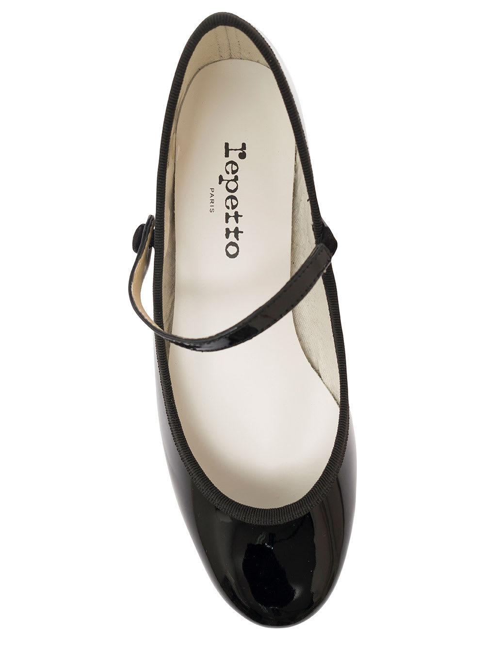 Shop Repetto Rose Black Mary Janes With Strap In Patent Leather Woman