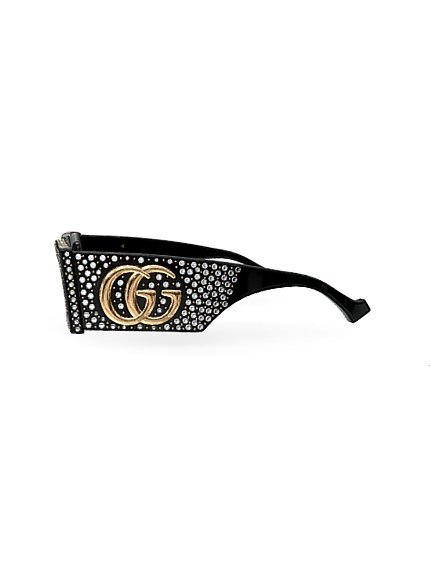 Shop Gucci Gg1425s Sunglasses In 005 Black Black Grey